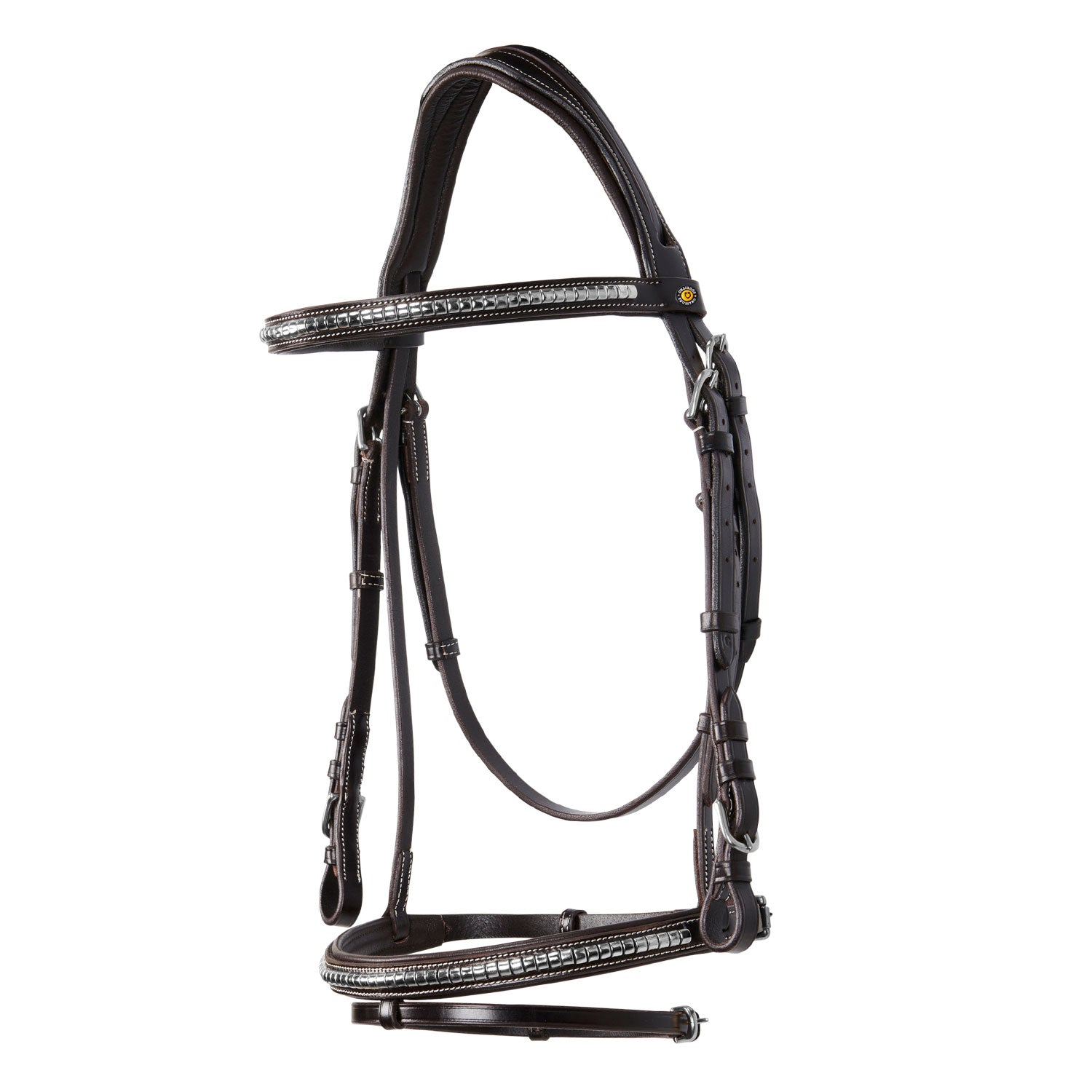 Equestro Testiera Inglese in Cuoio Clincher New
