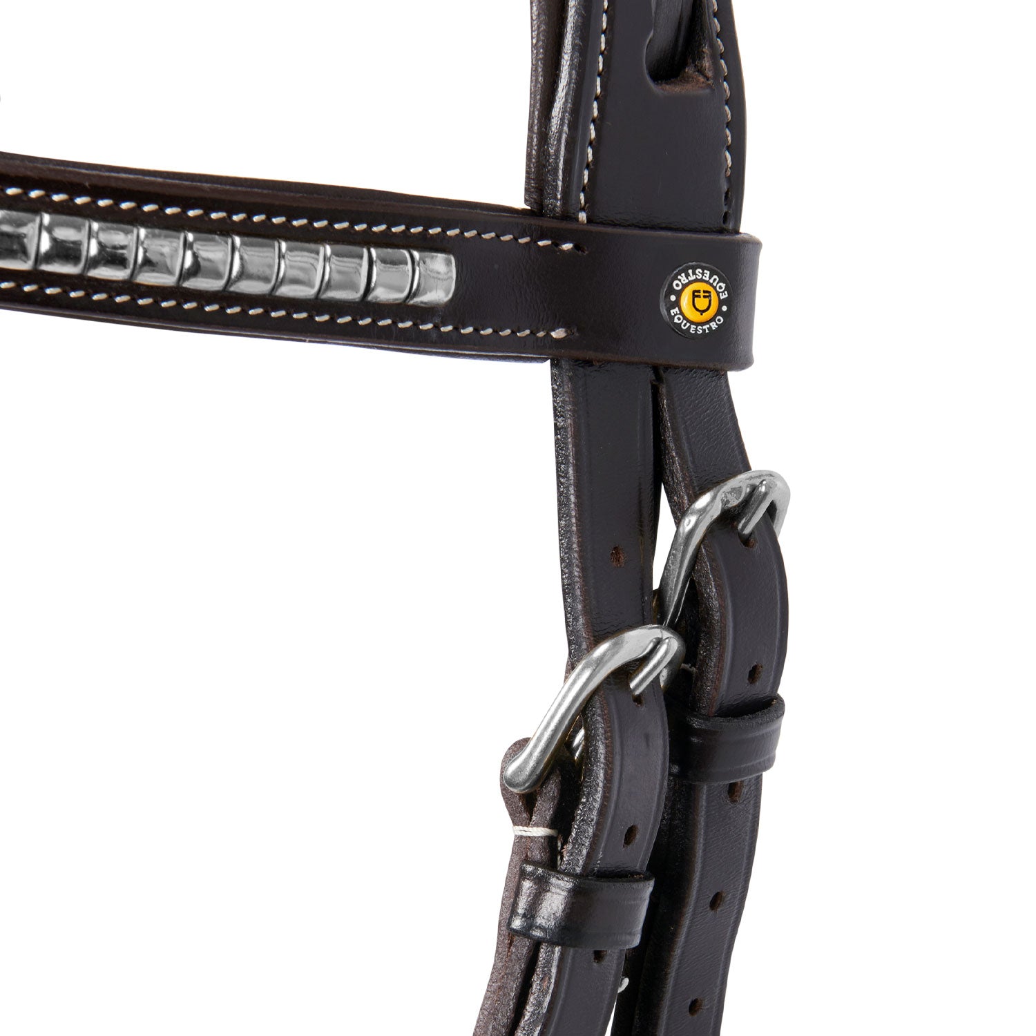 Equestro Testiera Inglese in Cuoio Clincher New