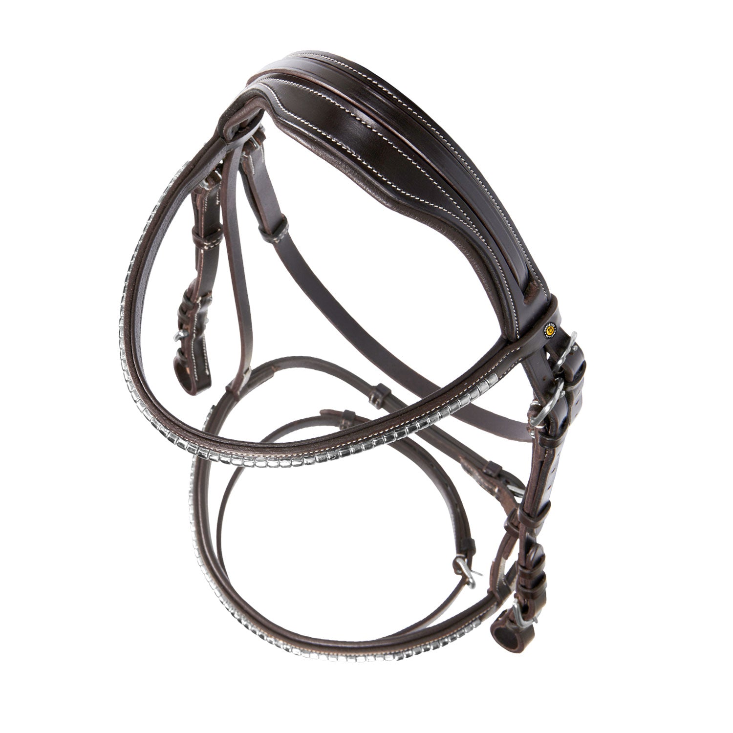 Equestro Testiera Inglese in Cuoio Clincher New