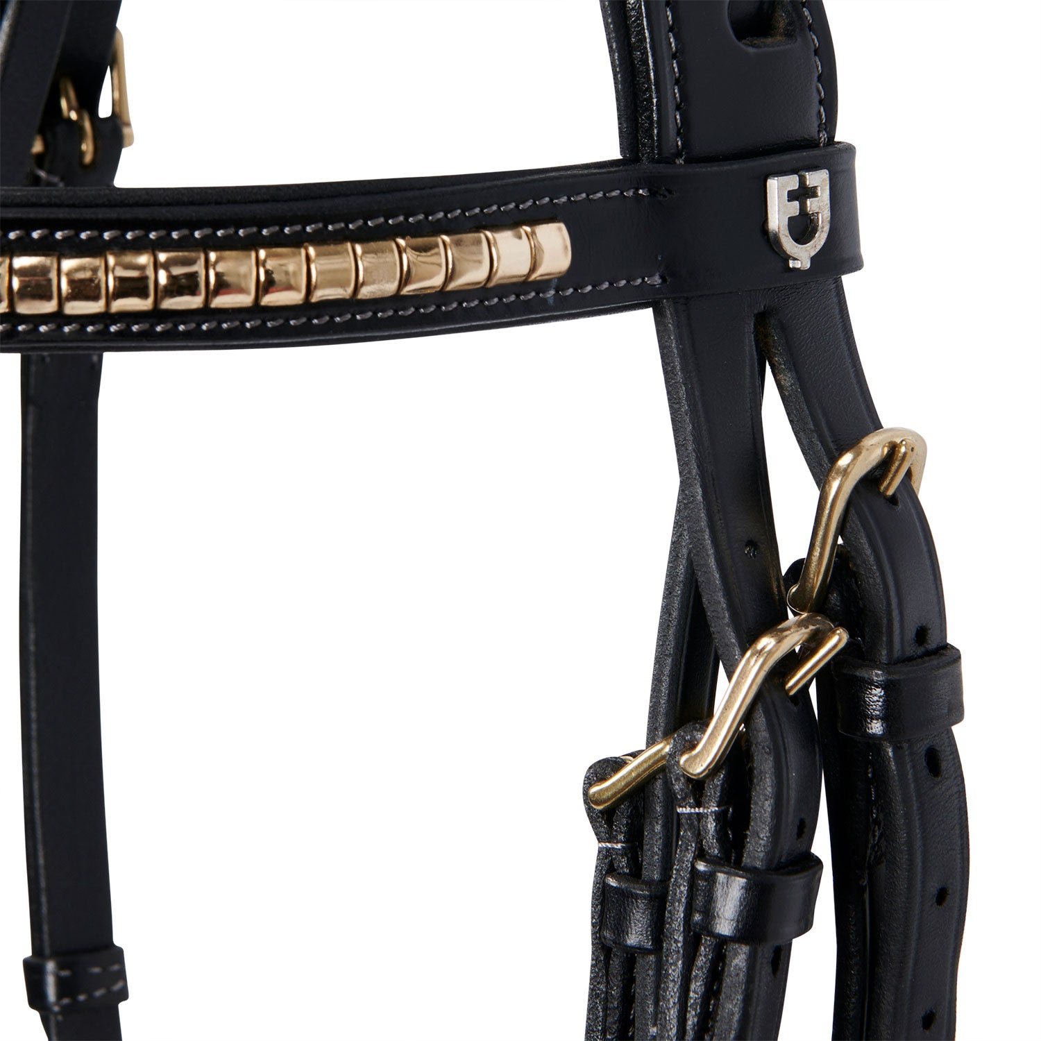 Equestro Testiera Inglese in Cuoio Clincher