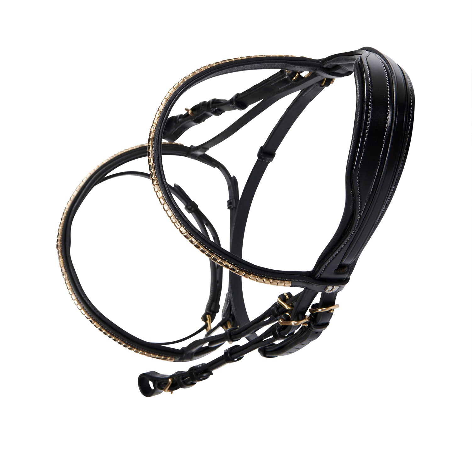 Equestro Testiera Inglese in Cuoio Clincher