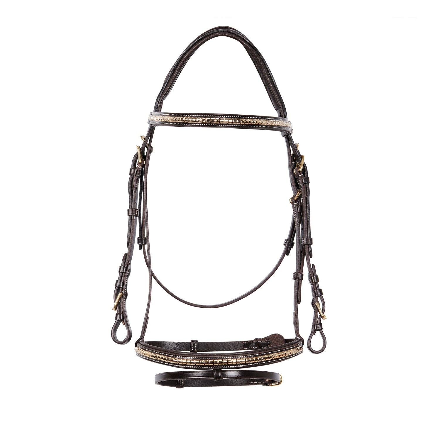 Equestro Testiera Inglese in Cuoio Clincher