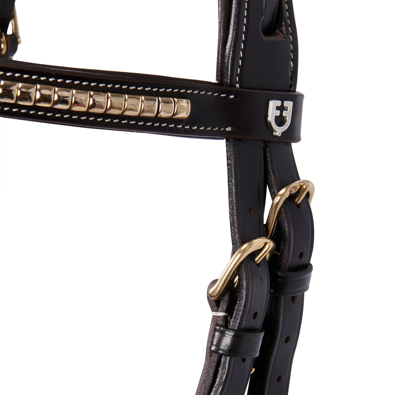 Equestro Testiera Inglese in Cuoio Clincher