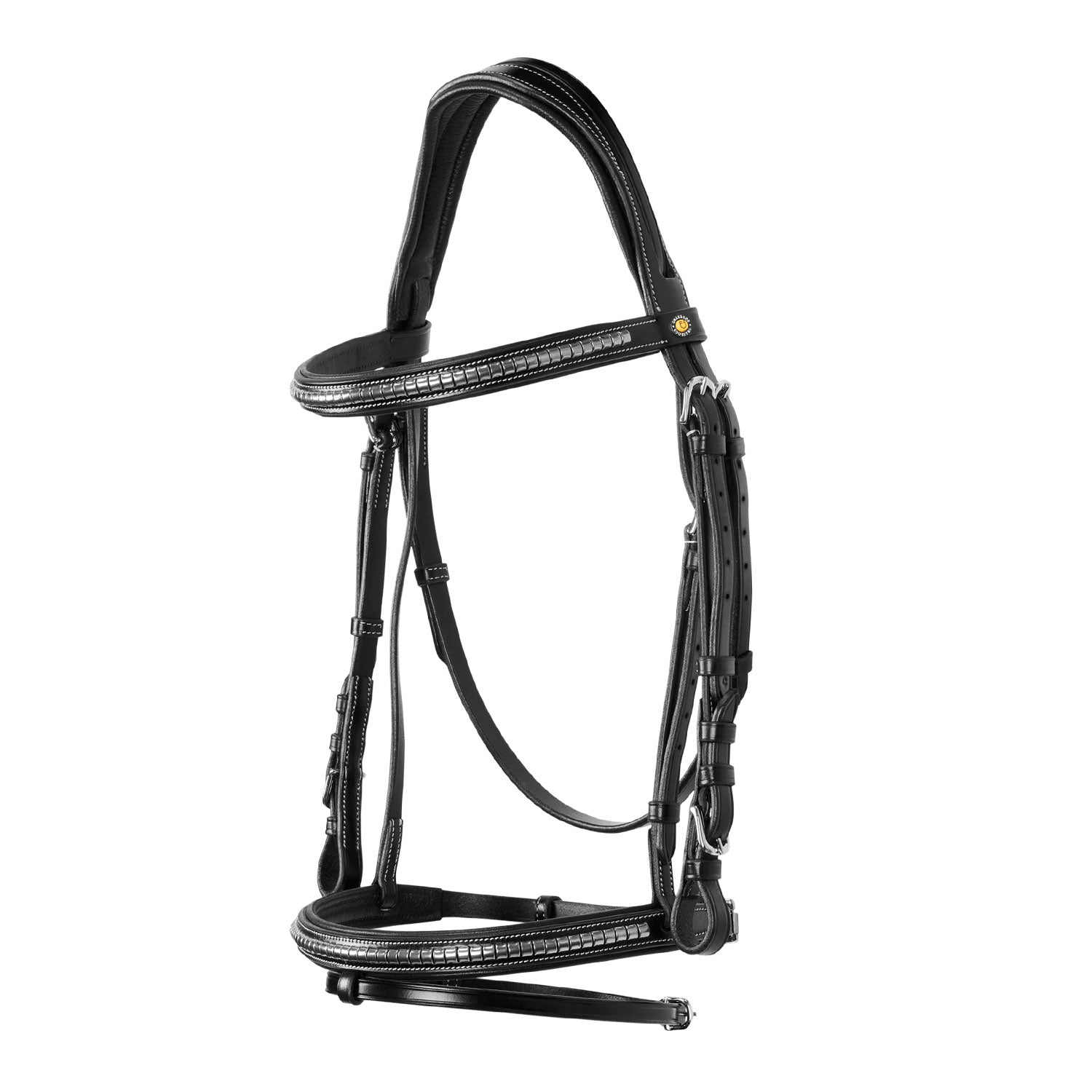 Equestro Testiera Inglese in Cuoio Clincher Np