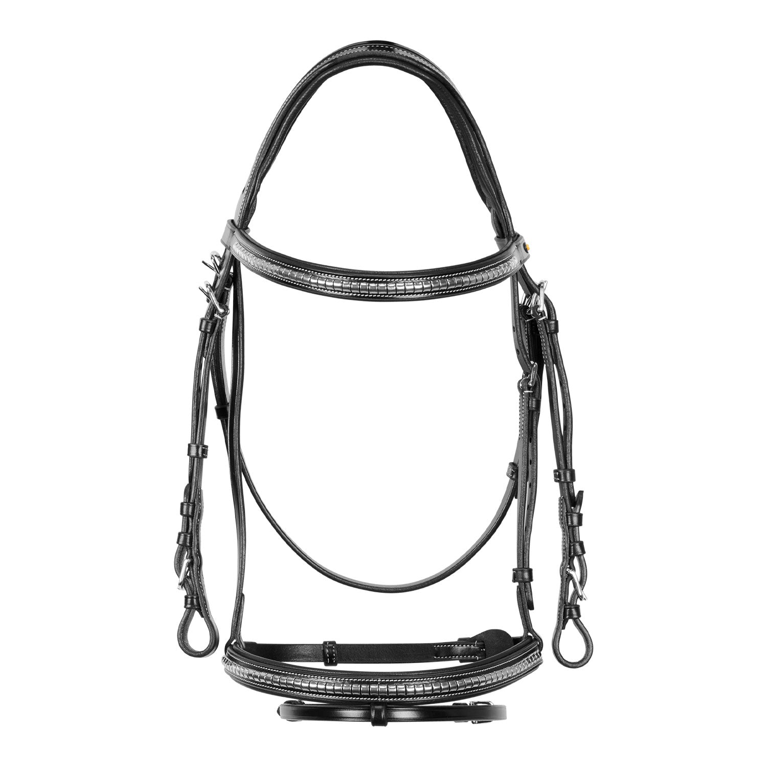 Equestro Testiera Inglese in Cuoio Clincher Np