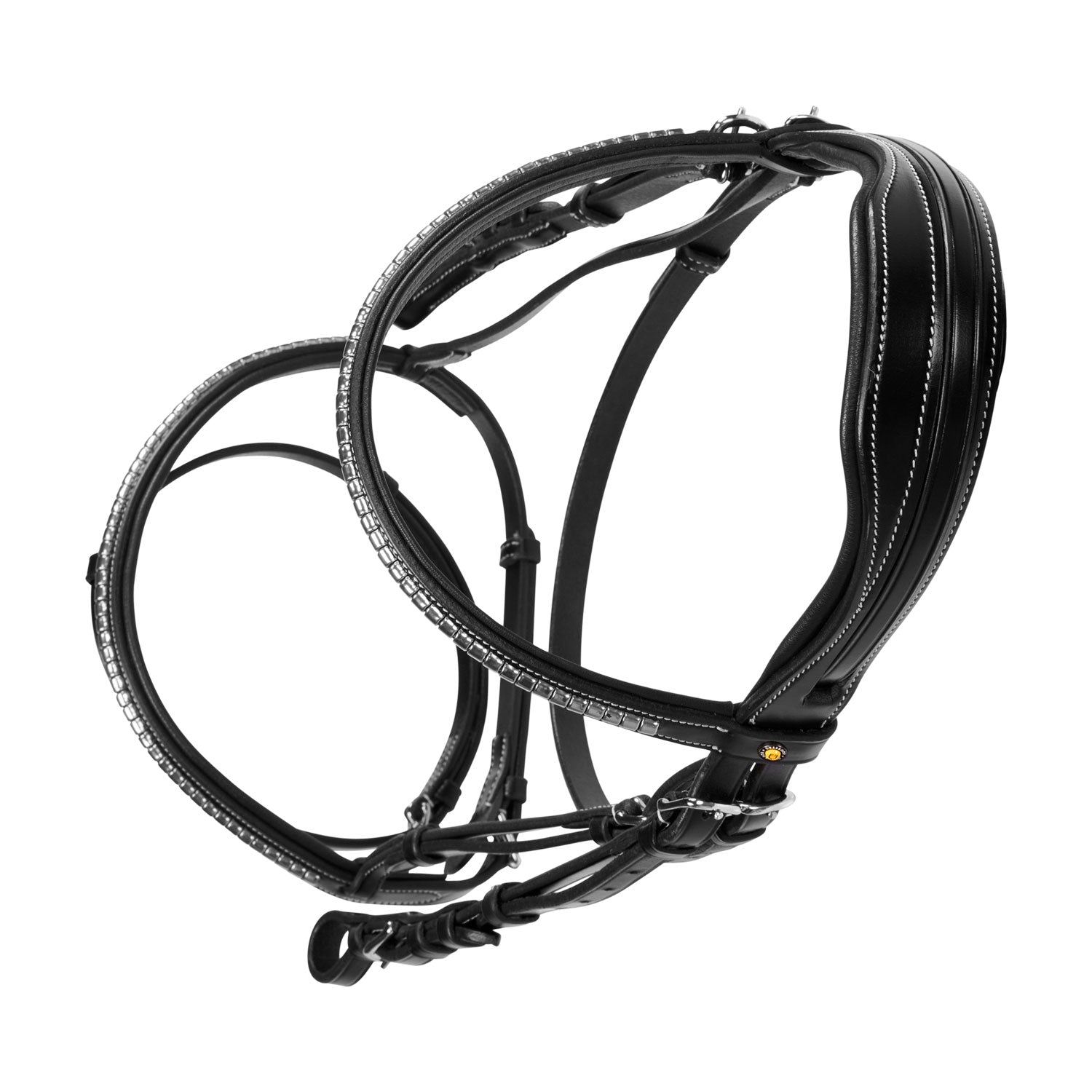 Equestro Testiera Inglese in Cuoio Clincher Np