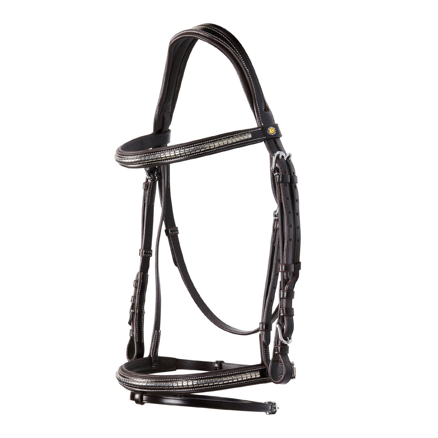 Equestro Testiera Inglese in Cuoio Clincher Np