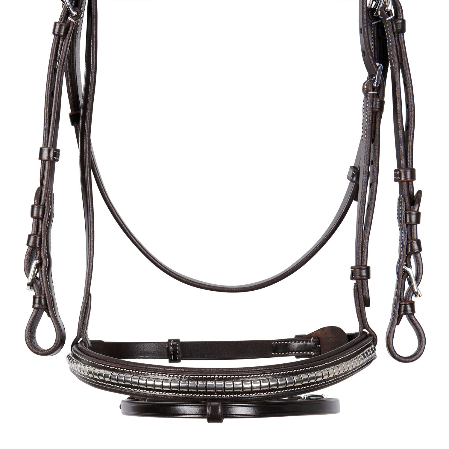 Equestro Testiera Inglese in Cuoio Clincher Np