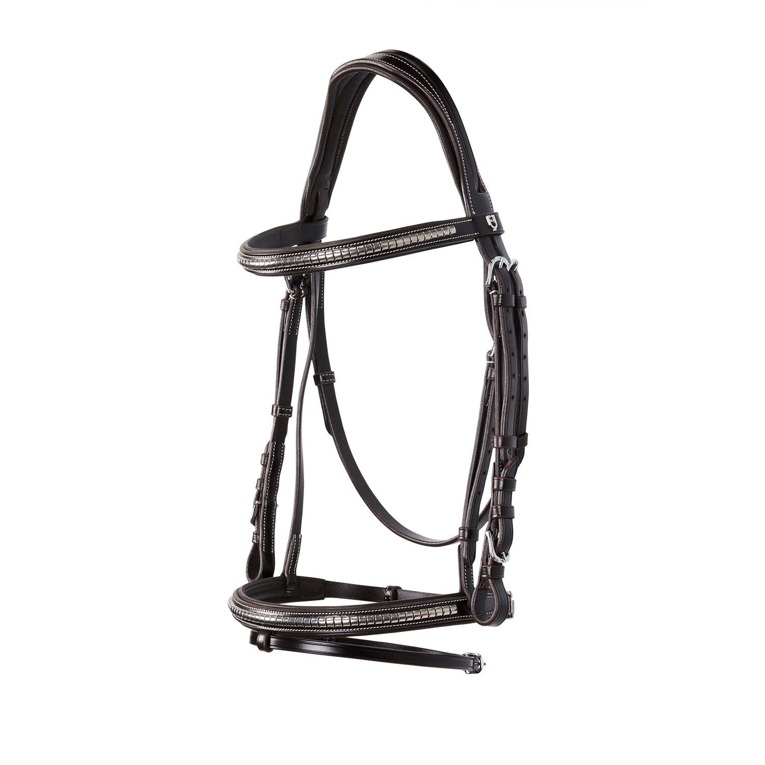 Equestro Testiera Inglese in Cuoio Clincher Np