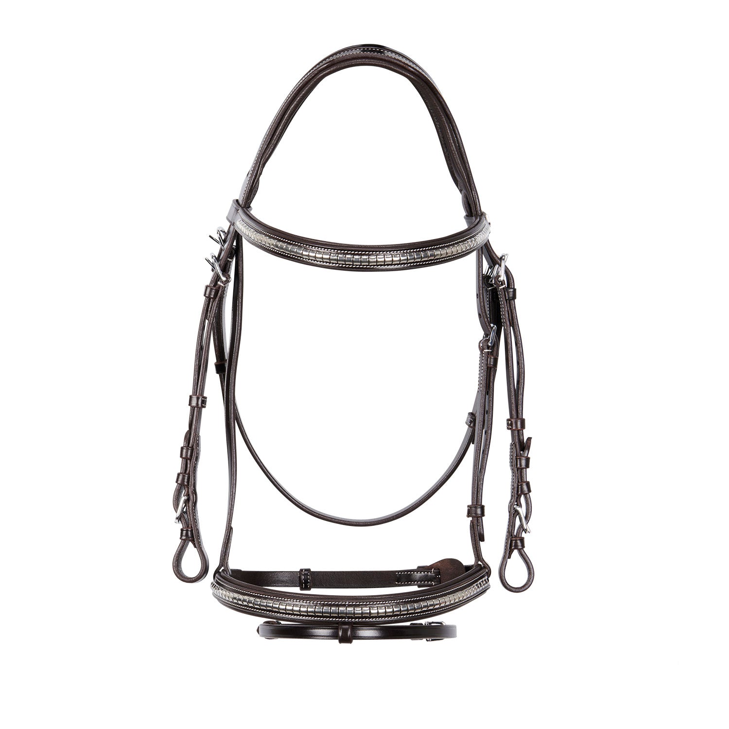 Equestro Testiera Inglese in Cuoio Clincher Np