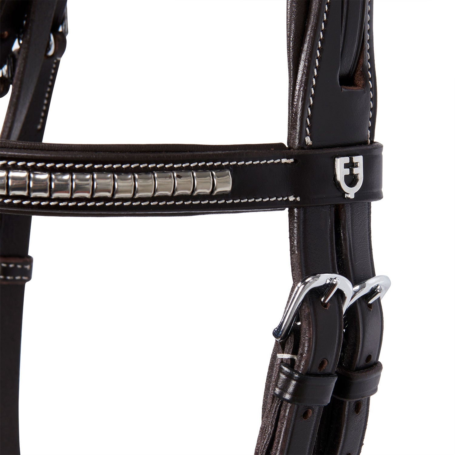 Equestro Testiera Inglese in Cuoio Clincher Np