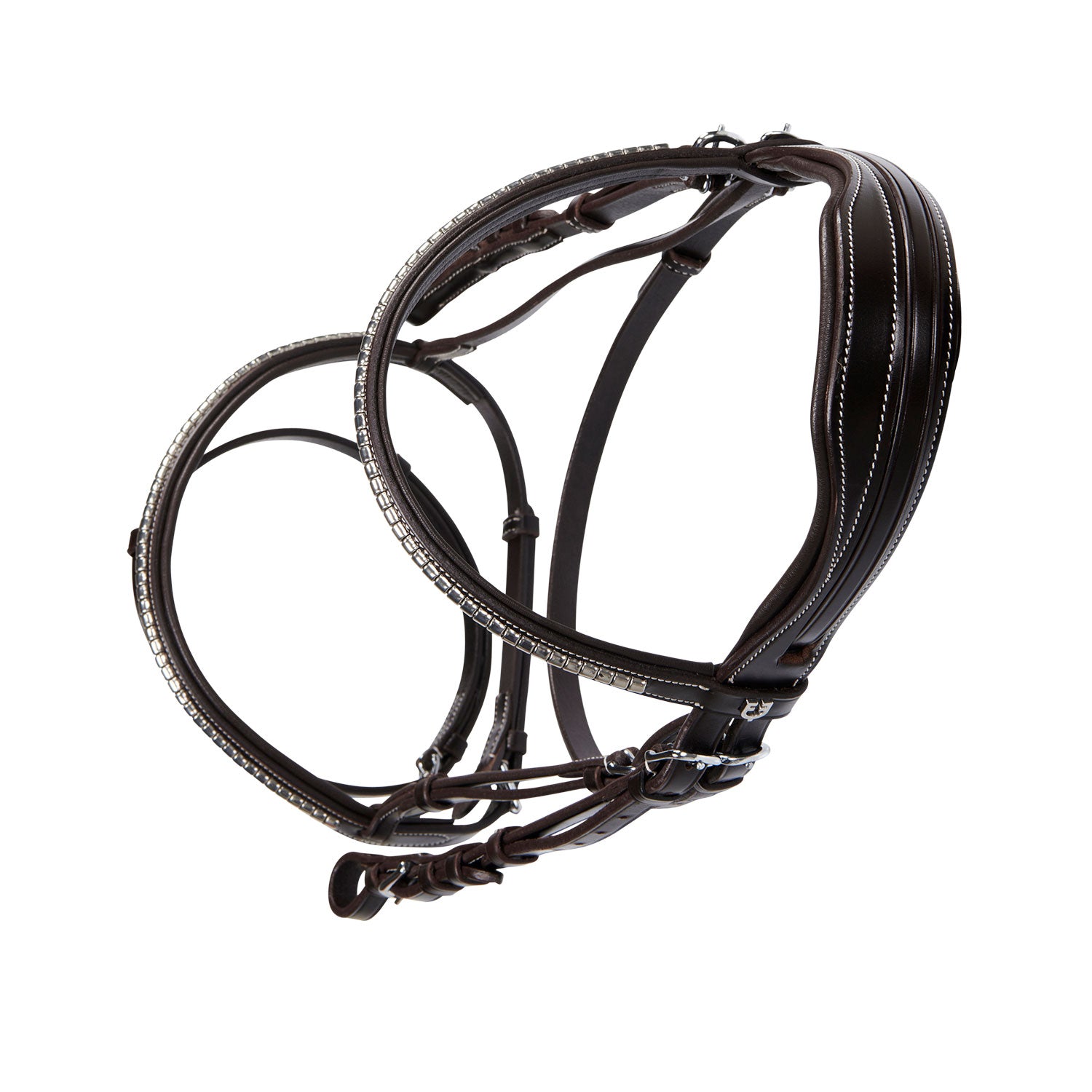 Equestro Testiera Inglese in Cuoio Clincher Np
