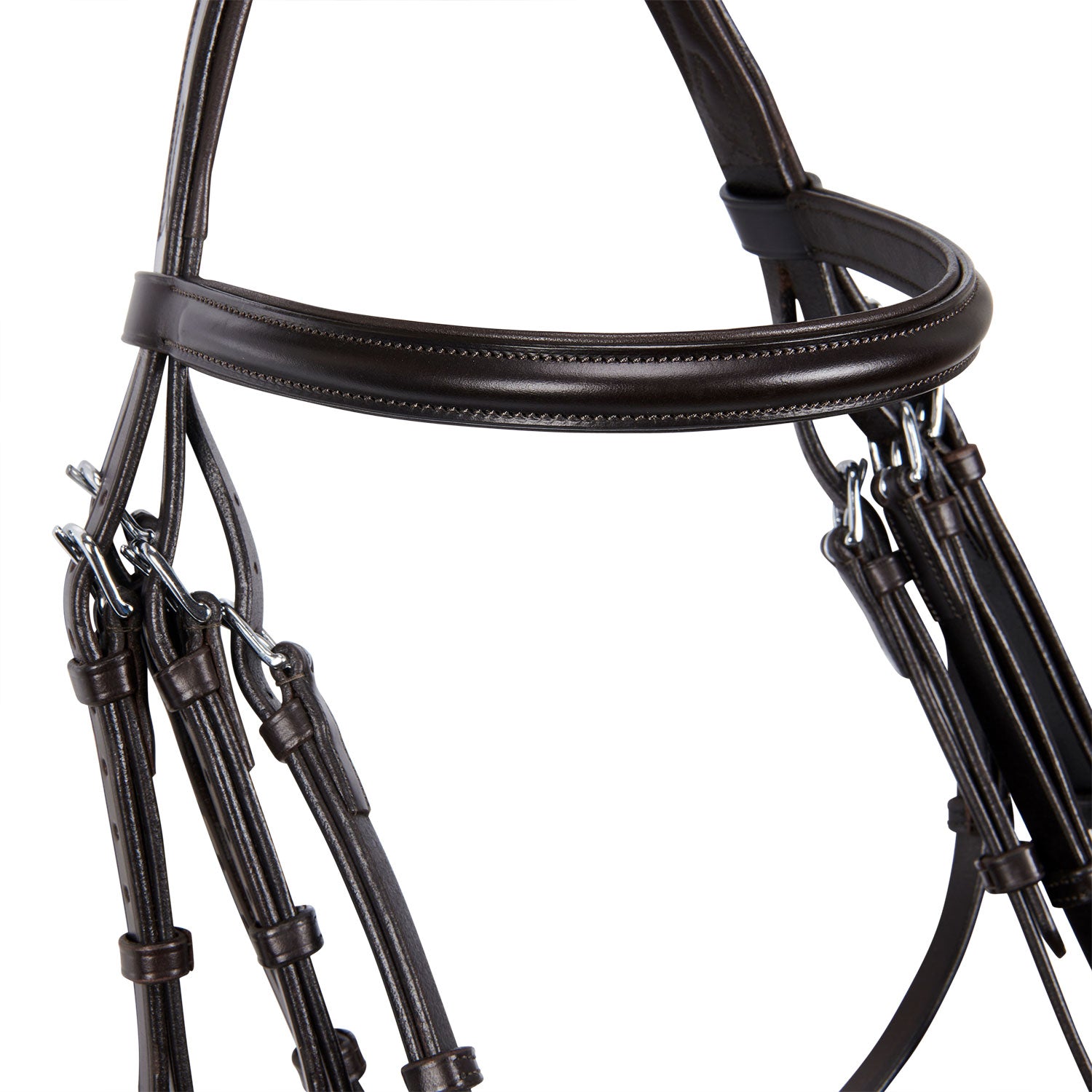 Briglia Equestro da dressage Mod Evolution realizzata in morbido cuoio italiano