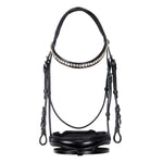 Equestro Testiera Inglese in Cuoio con Brillantini New
