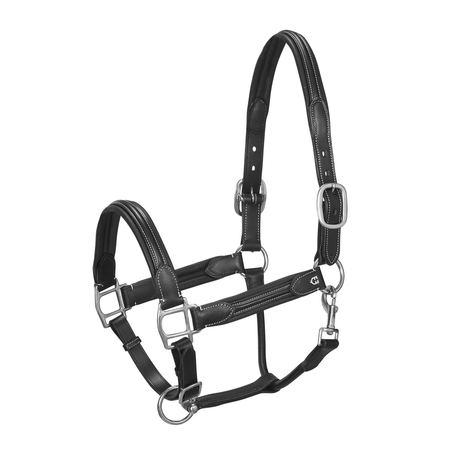 Equestro Cavezza Cuoio Morbido Fibbie Resistenti