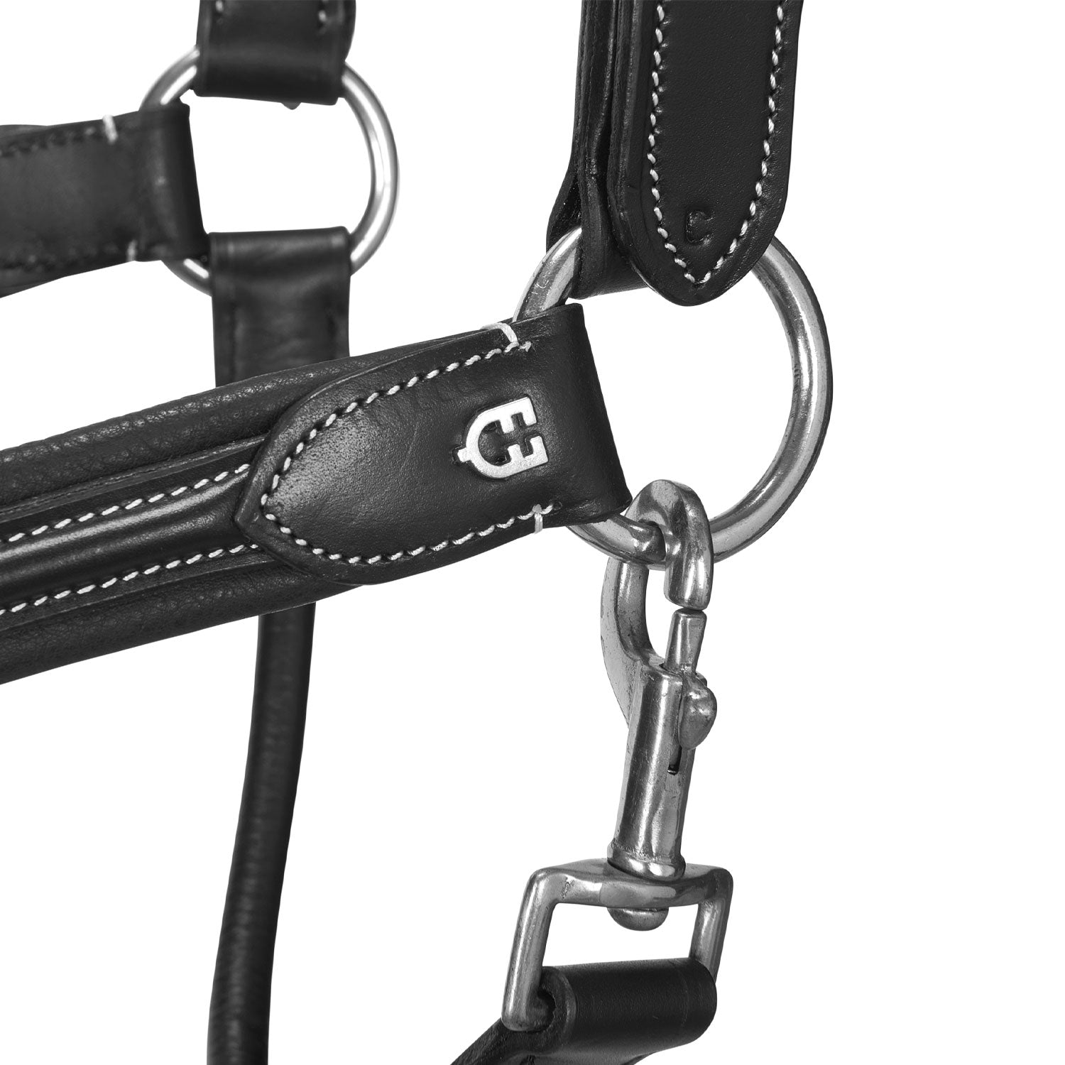 Equestro Cavezza Cuoio Morbido Fibbie Resistenti