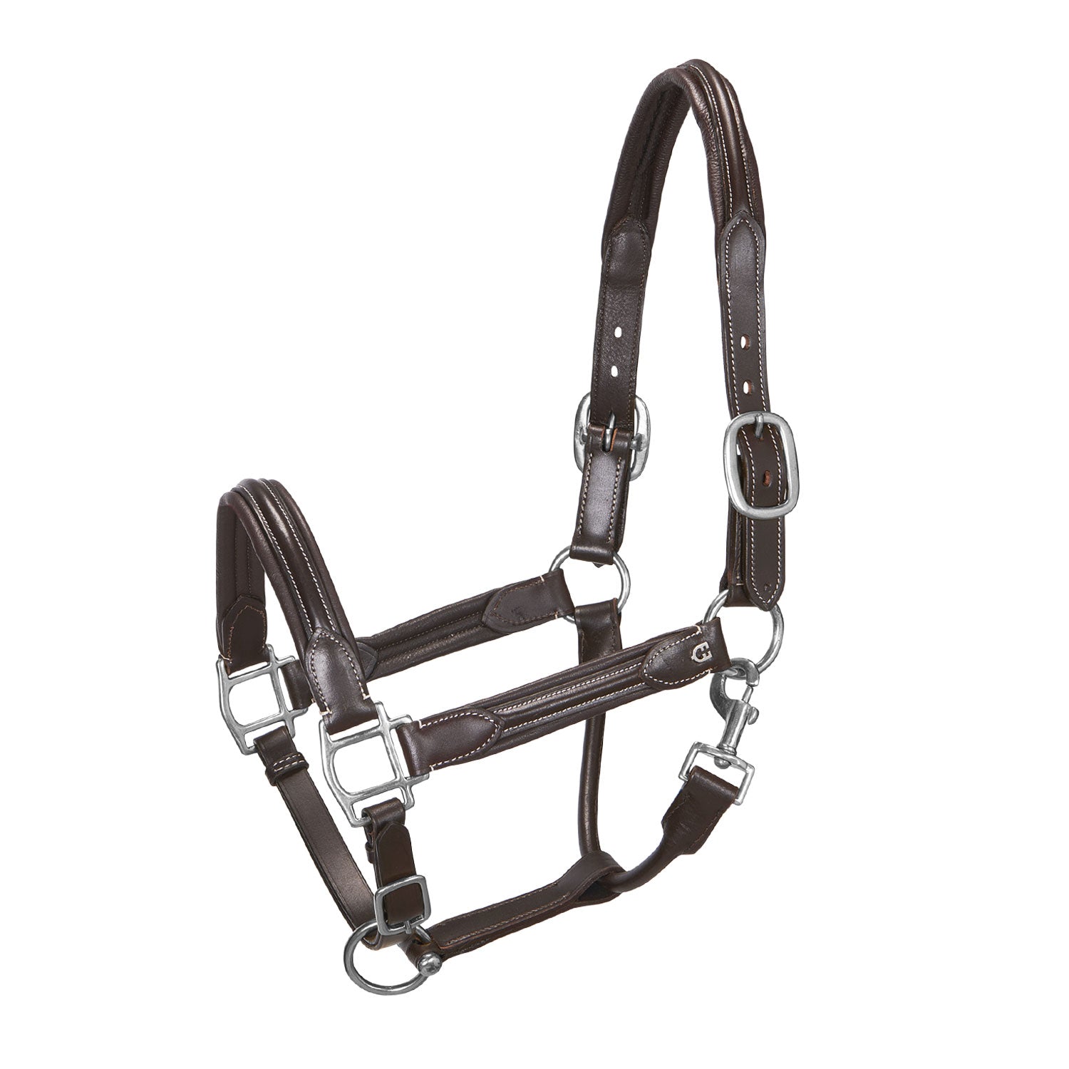 Equestro Cavezza Cuoio Morbido Fibbie Resistenti