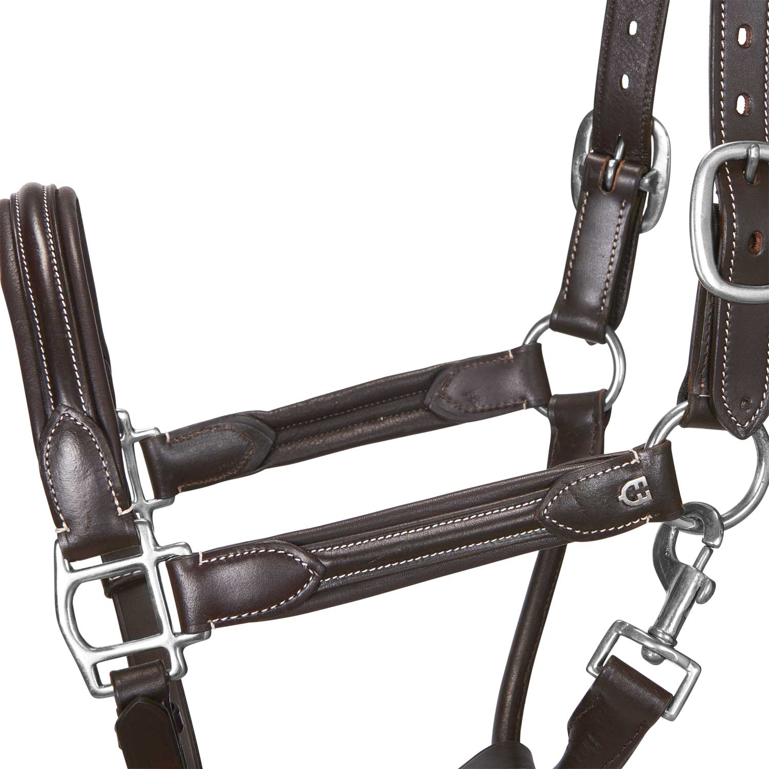 Equestro Cavezza Cuoio Morbido Fibbie Resistenti