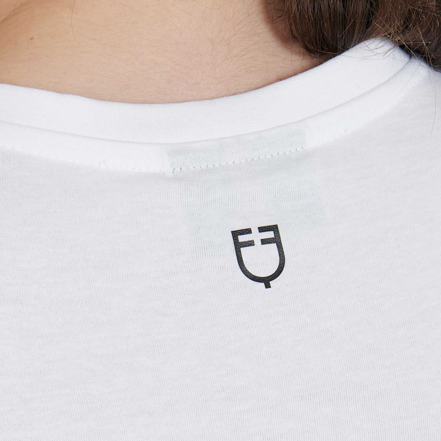 Equestro T Shirt Donna Slim Fit con Scritta
