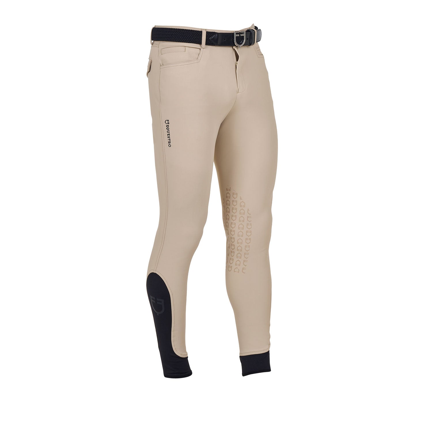 Equestro Pantaloni Uomo Slim Fit Grip con Logo