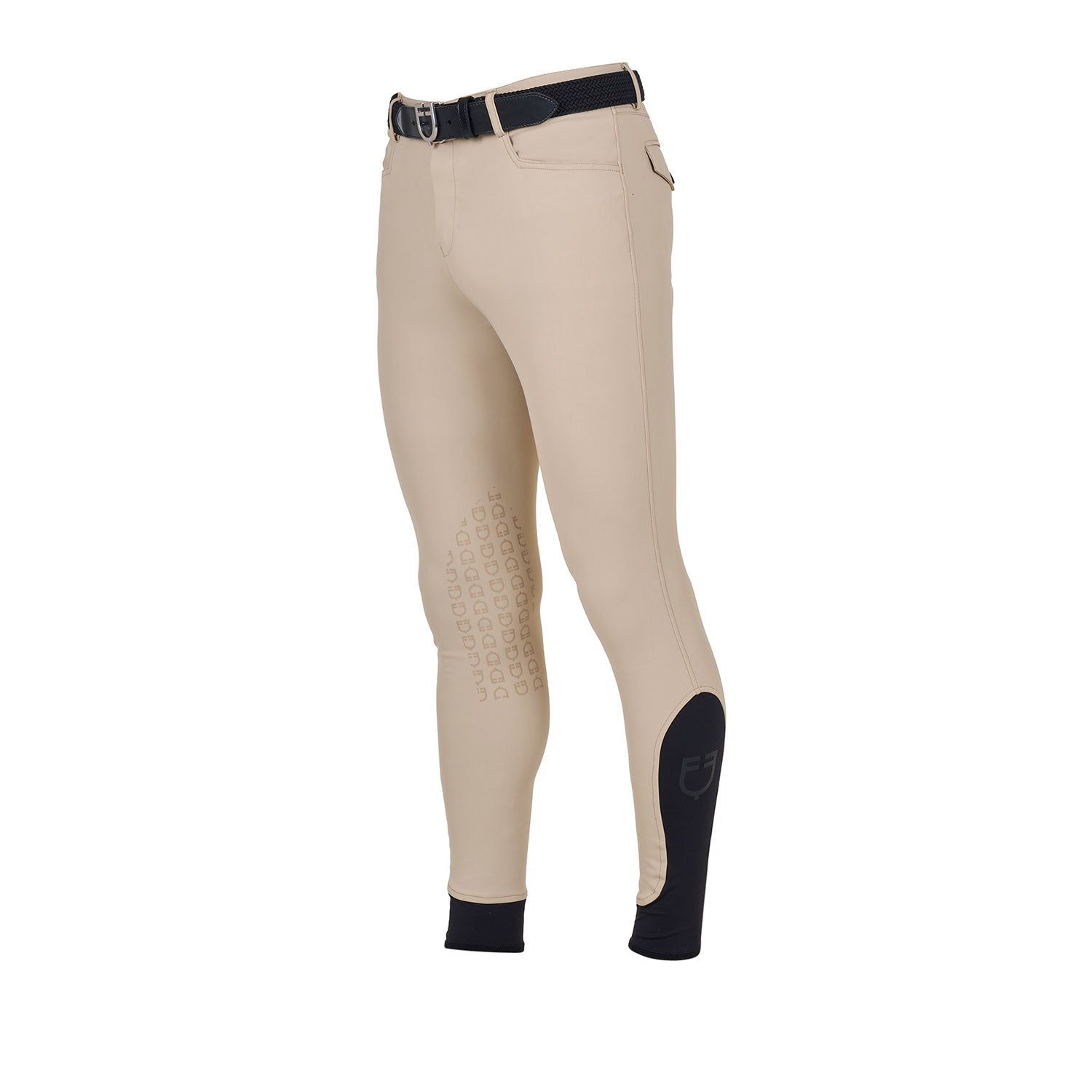 Equestro Pantaloni Uomo Slim Fit Grip con Logo