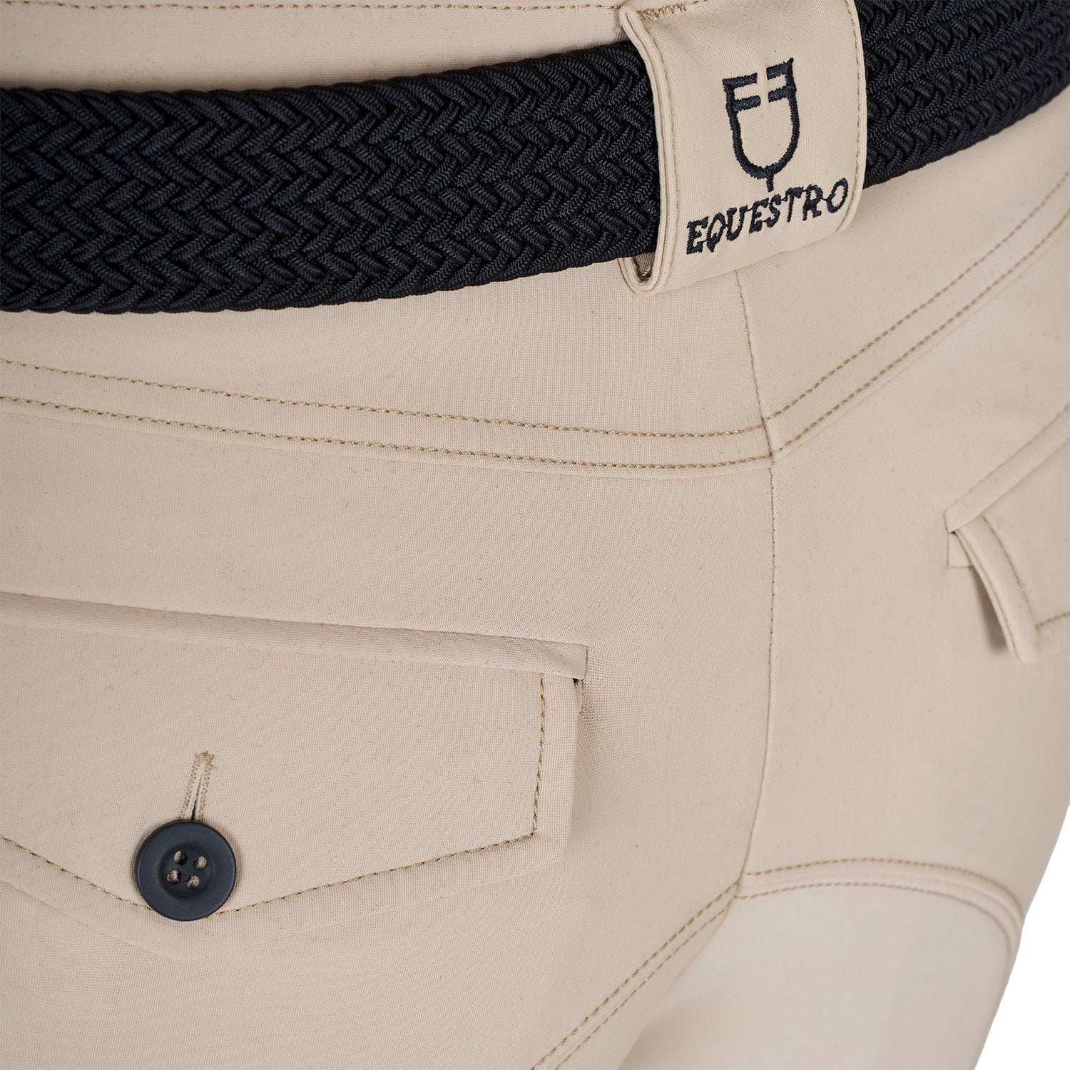 Equestro Pantaloni Uomo Slim Fit Grip con Logo