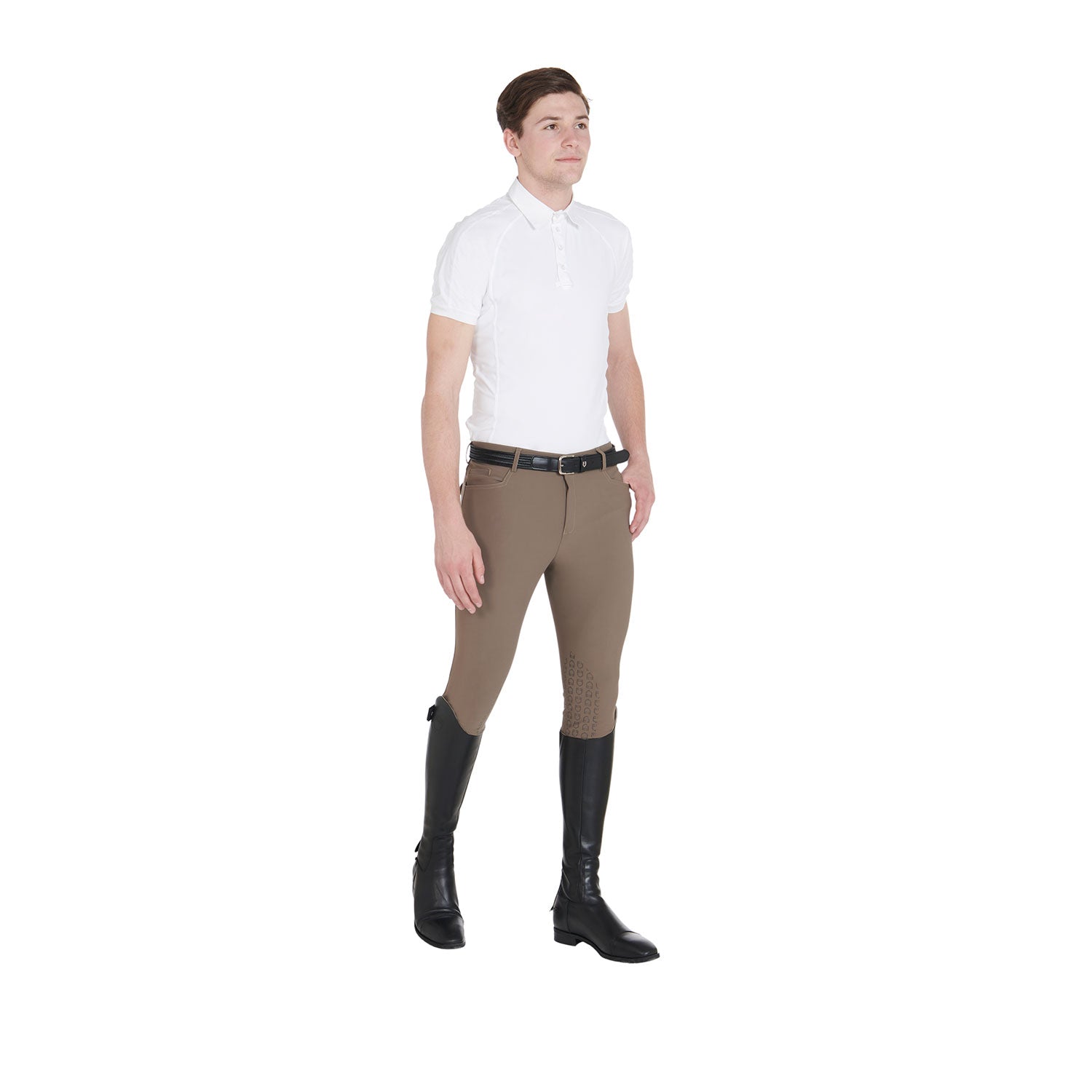 Equestro Pantaloni Uomo Slim Fit Grip con Logo