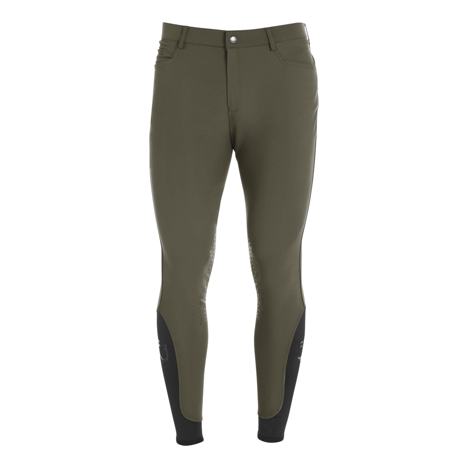 Equestro Pantaloni Uomo Slim Fit Grip con Logo
