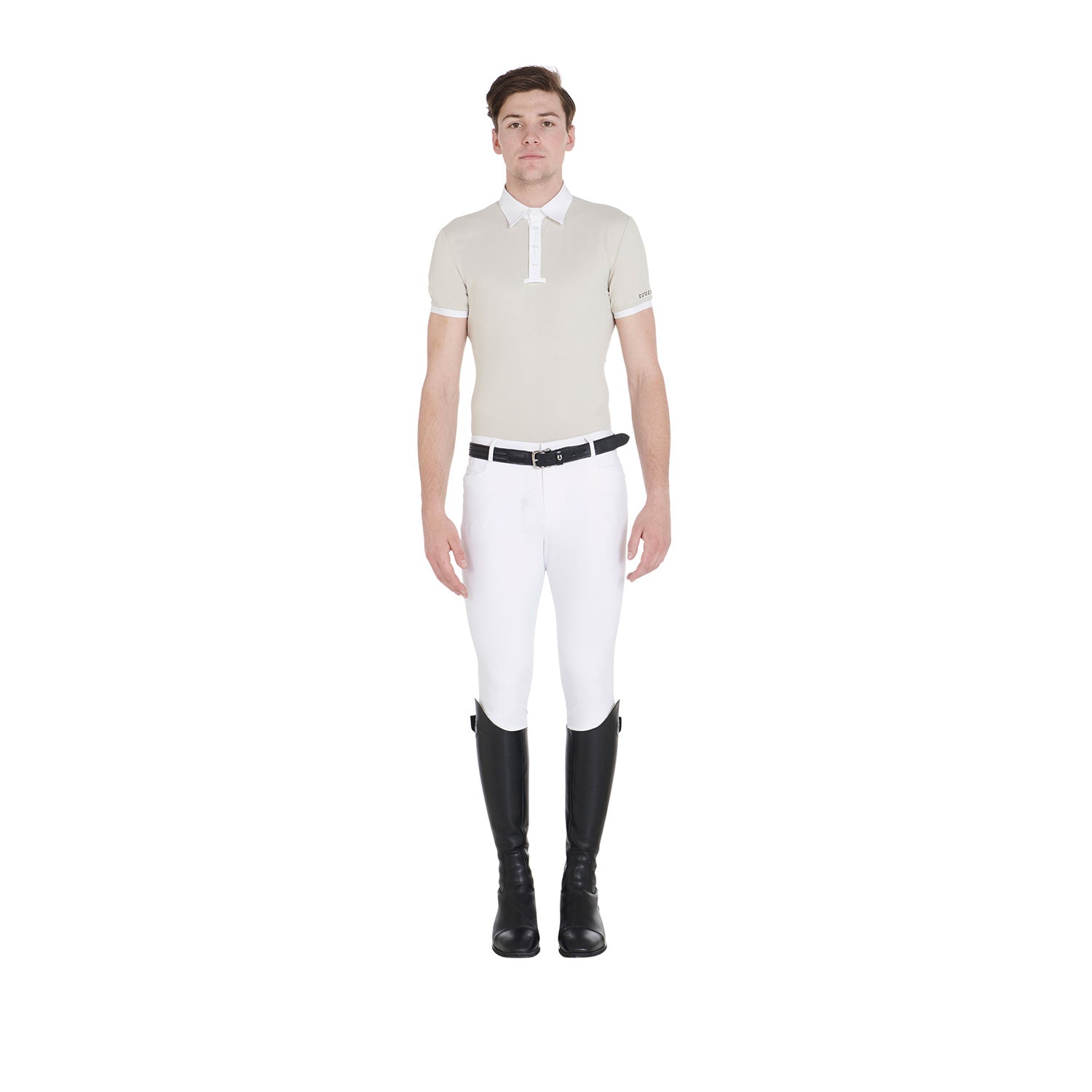 Equestro Pantaloni Uomo Slim Fit Grip con Logo