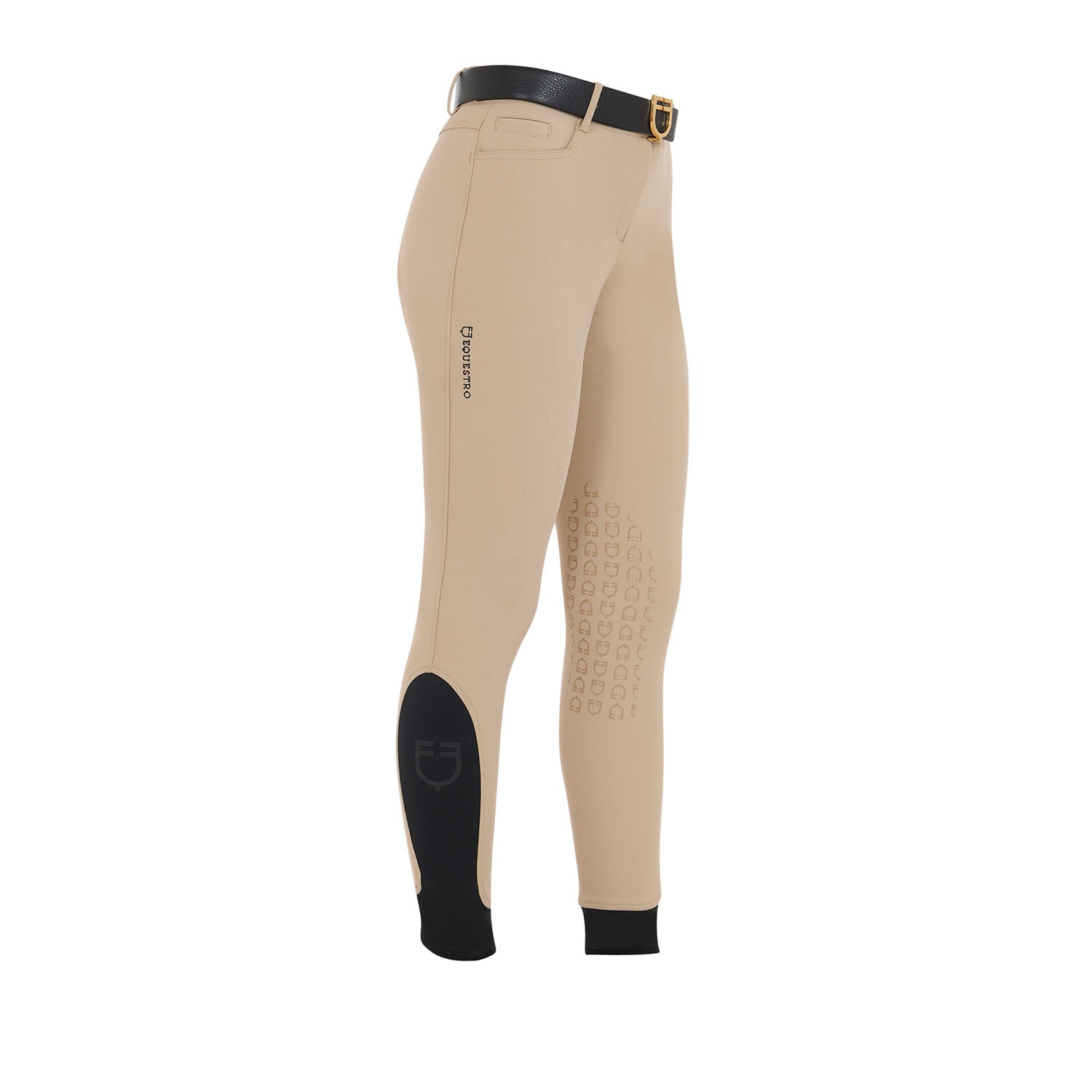 Equestro Pantaloni Donna Slim Fit Grip con Logo