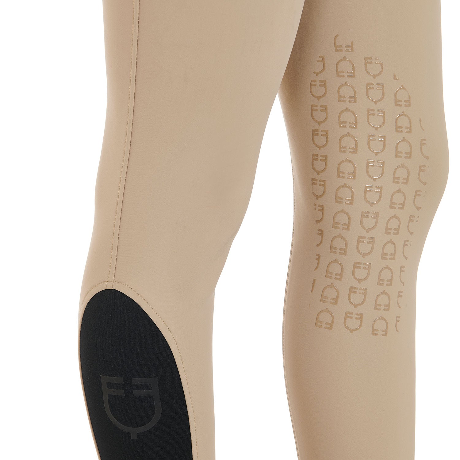Equestro Pantaloni Donna Slim Fit Grip con Logo