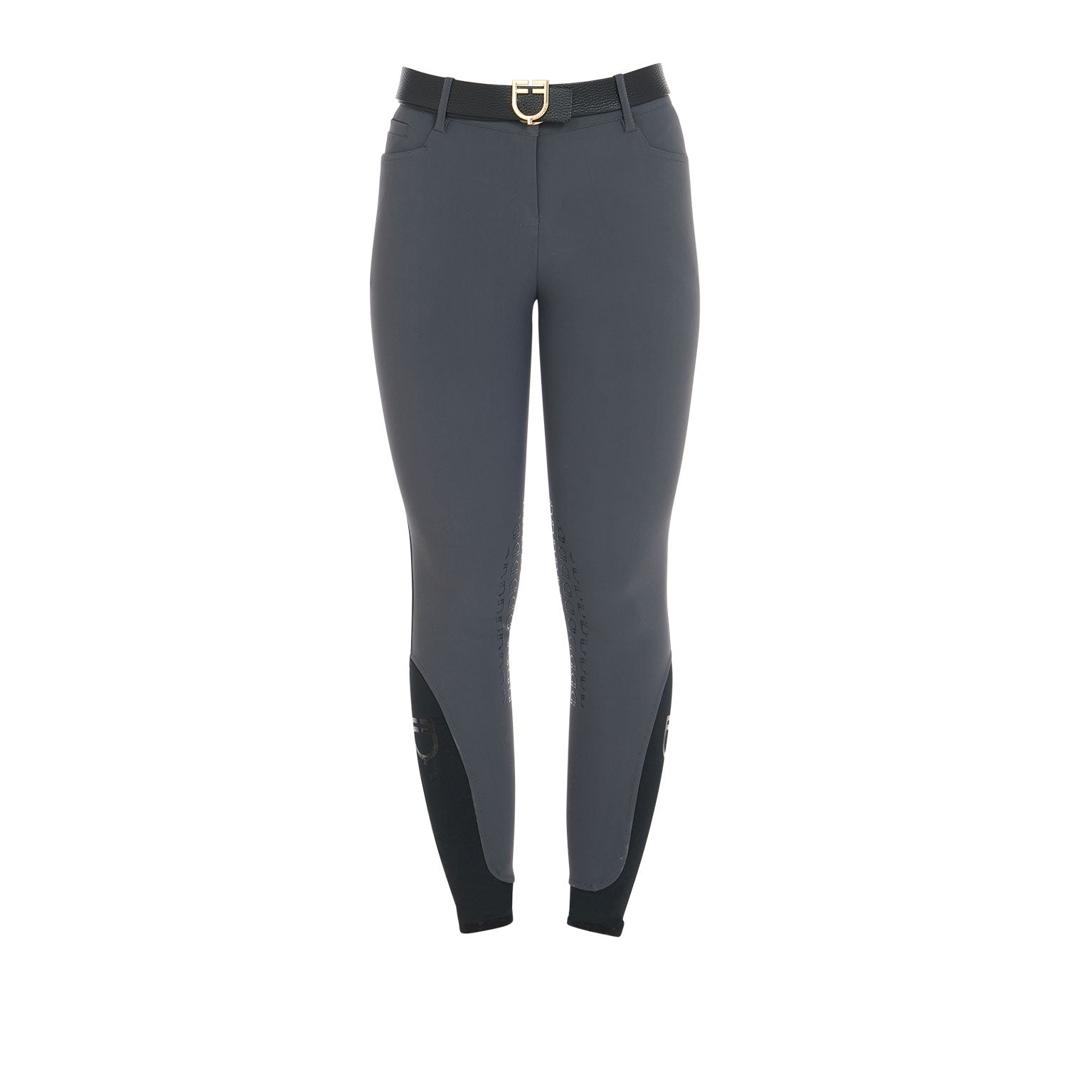 Equestro Pantaloni Donna Slim Fit Grip con Logo