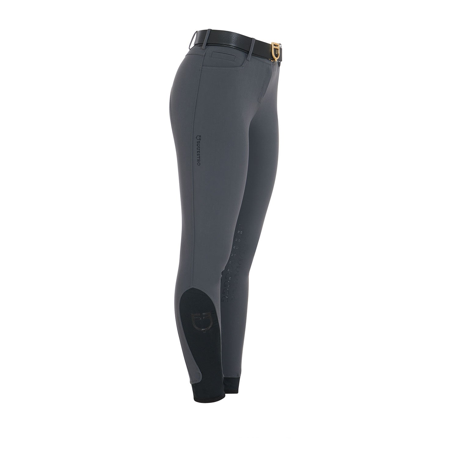 Equestro Pantaloni Donna Slim Fit Grip con Logo