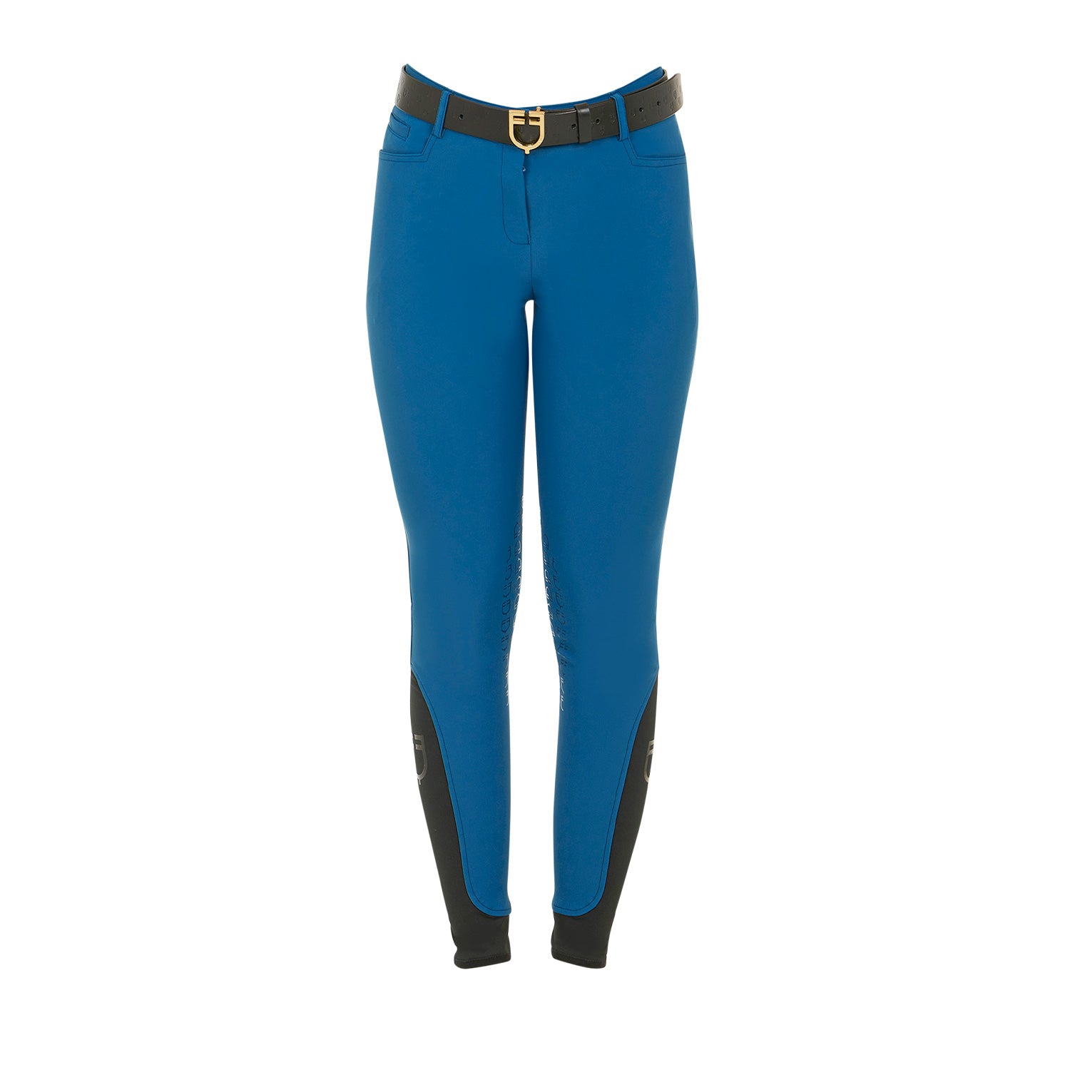 Equestro Pantaloni Donna Slim Fit Grip con Logo