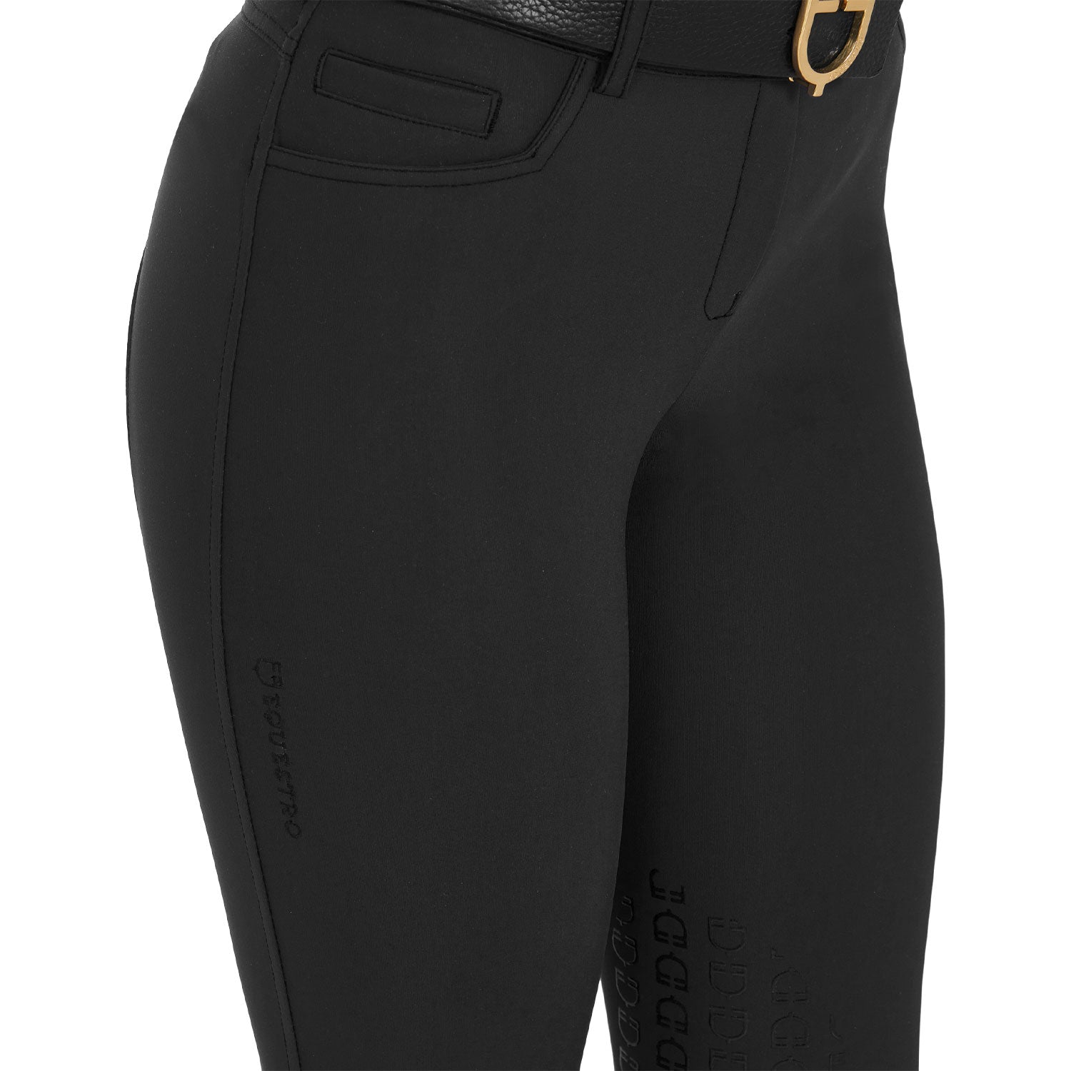 Equestro Pantaloni Donna Slim Fit Grip con Logo