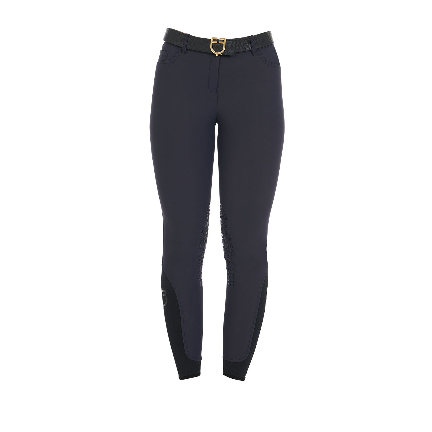 Equestro Pantaloni Donna Slim Fit Grip con Logo