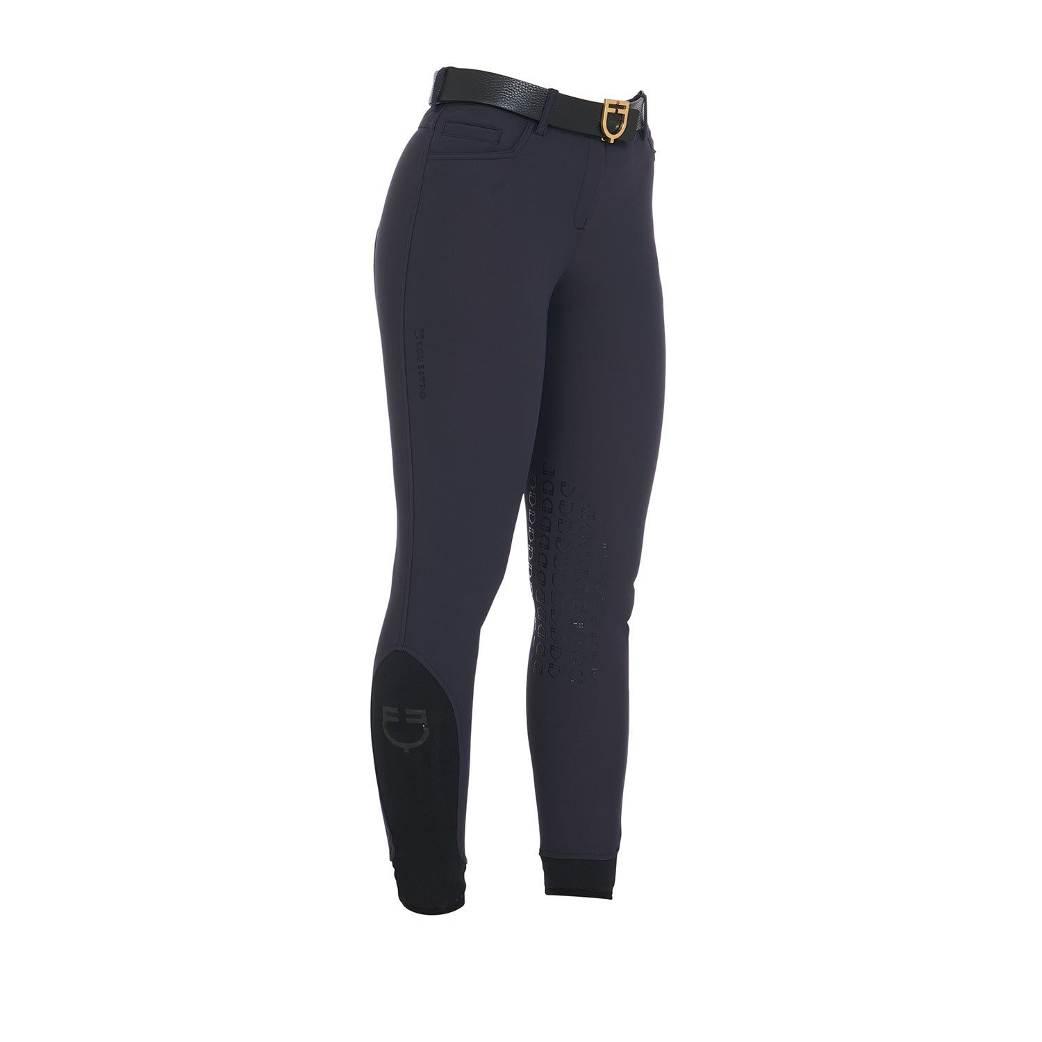 Equestro Pantaloni Donna Slim Fit Grip con Logo