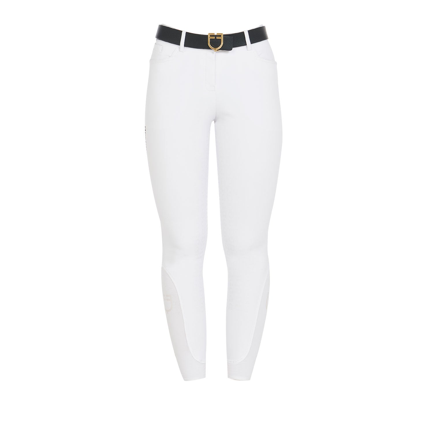 Equestro Pantaloni Donna Slim Fit Grip con Logo