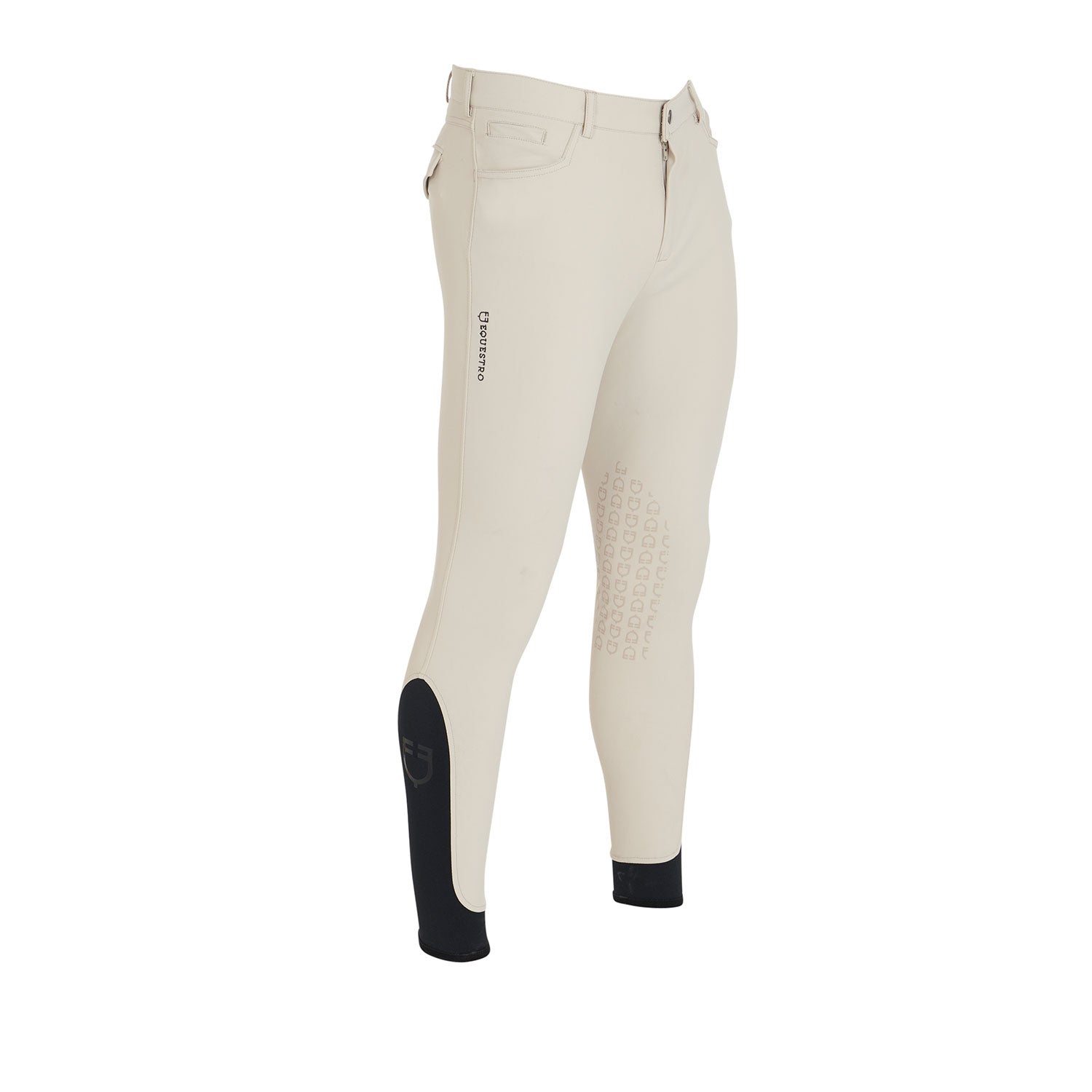 Equestro Pantaloni Uomo Estivi Slim Fit in Tessuto Tecnico Bielastico