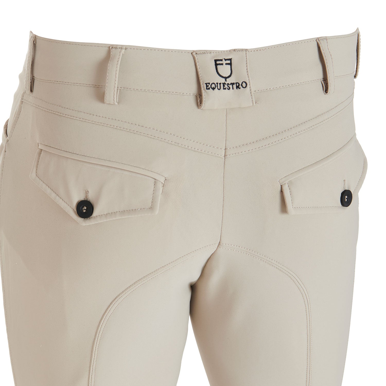 Equestro Pantaloni Uomo Estivi Slim Fit in Tessuto Tecnico Bielastico