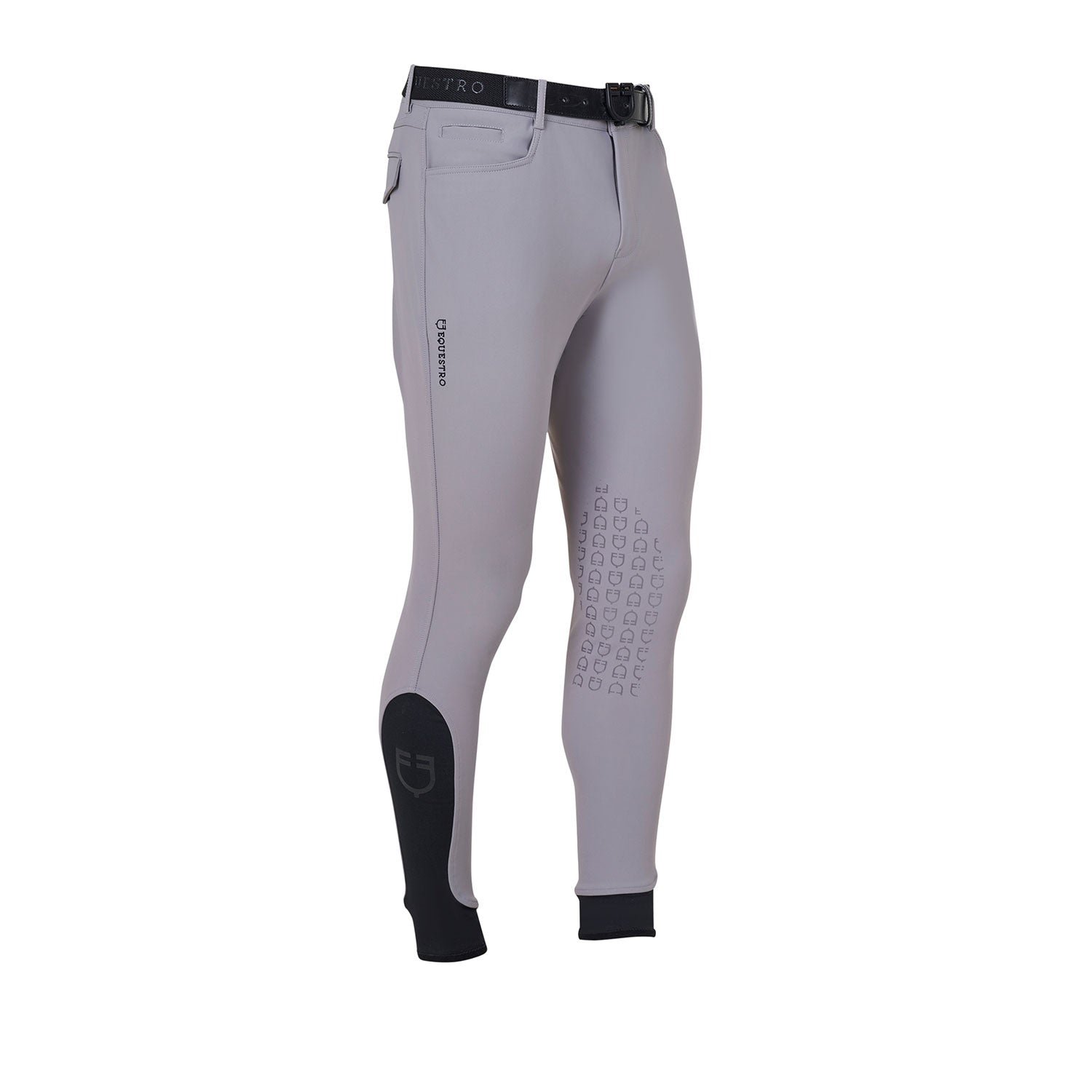 Equestro Pantaloni Uomo Estivi Slim Fit in Tessuto Tecnico Bielastico