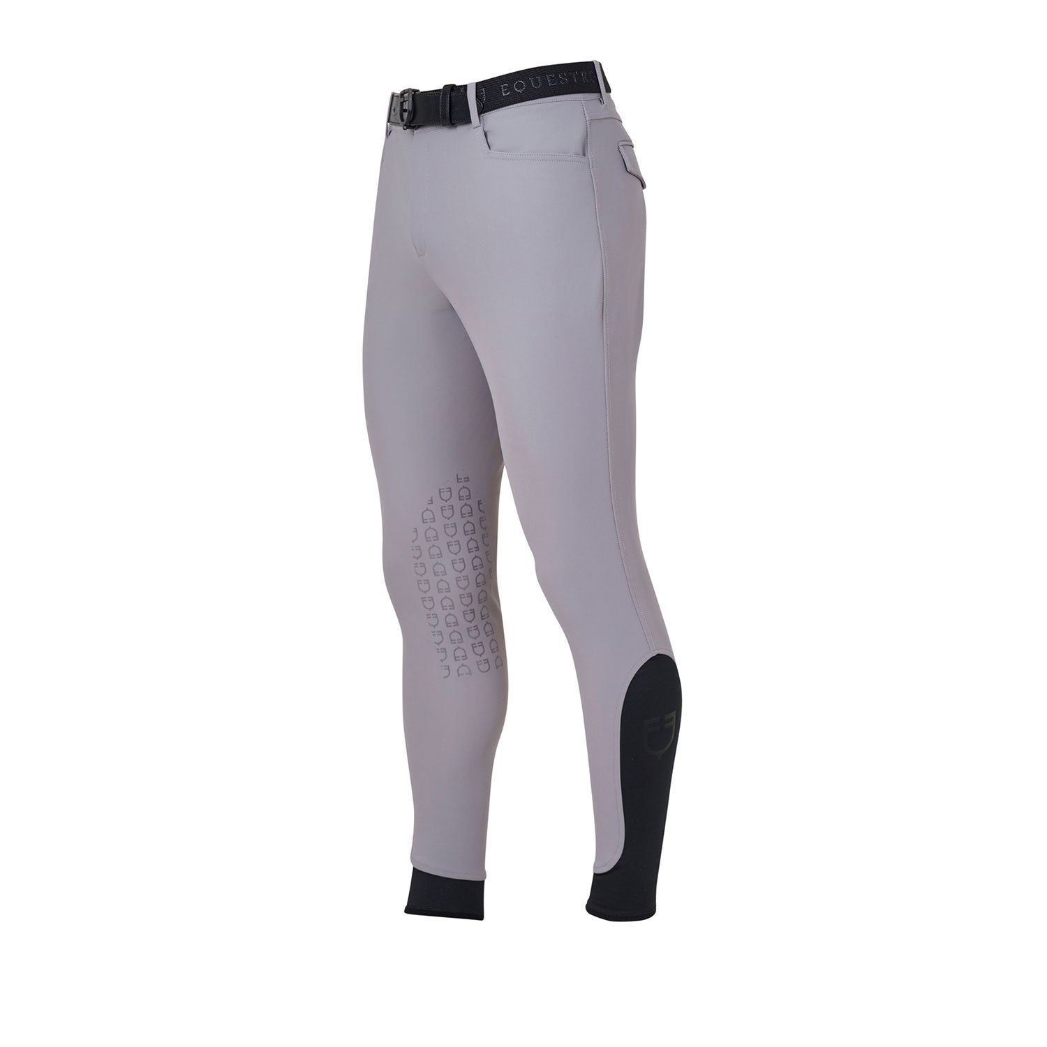 Equestro Pantaloni Uomo Estivi Slim Fit in Tessuto Tecnico Bielastico