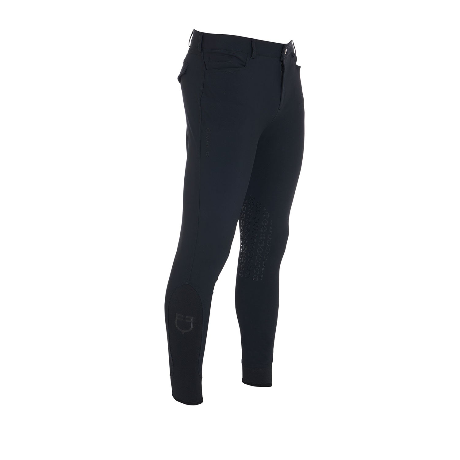 Equestro Pantaloni Uomo Estivi Slim Fit in Tessuto Tecnico Bielastico