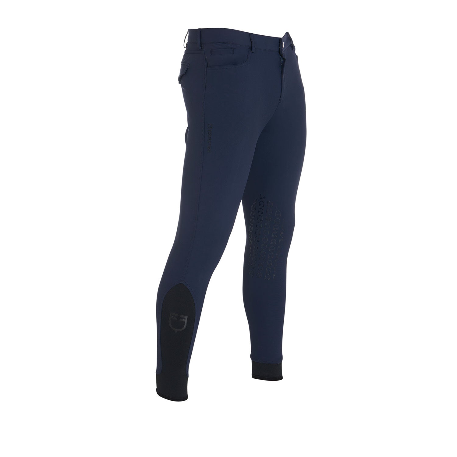 Equestro Pantaloni Uomo Estivi Slim Fit in Tessuto Tecnico Bielastico