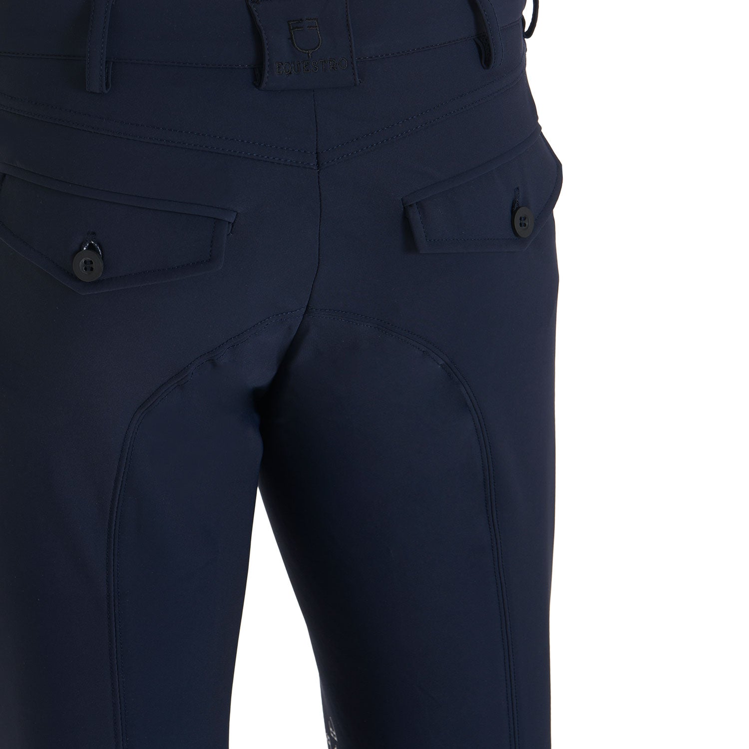 Equestro Pantaloni Uomo Estivi Slim Fit in Tessuto Tecnico Bielastico