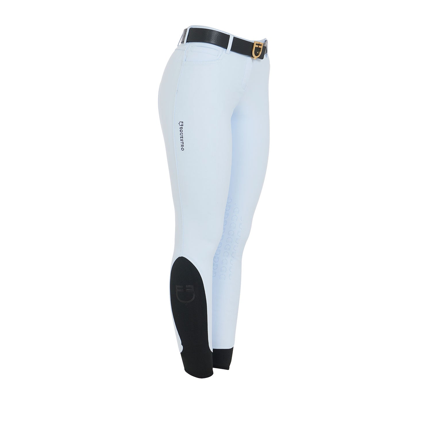 Equestro Pantaloni Donna Estivi Slim Fit in Tessuto Tecnico Bielastico