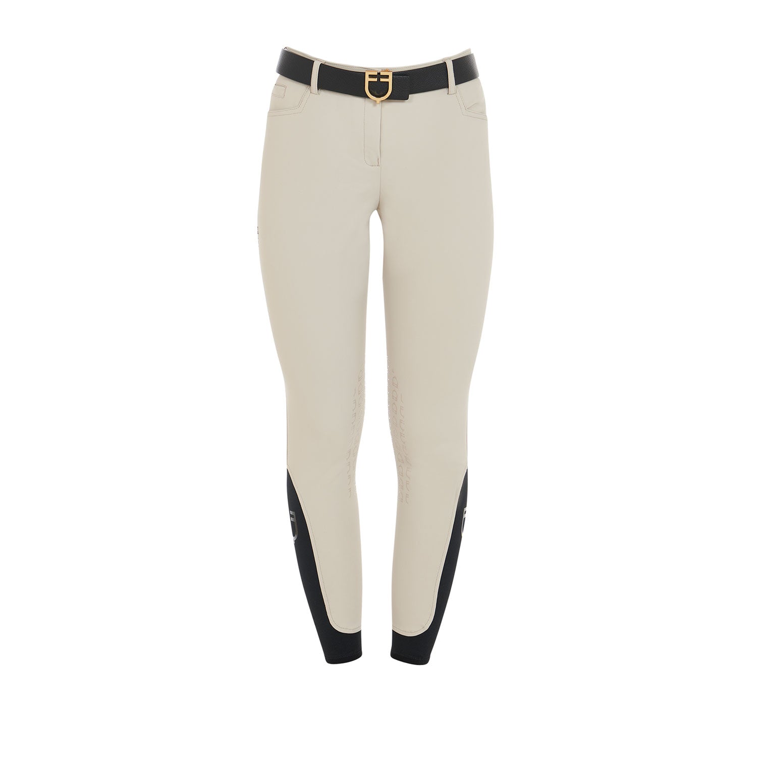 Equestro Pantaloni Donna Estivi Slim Fit in Tessuto Tecnico Bielastico