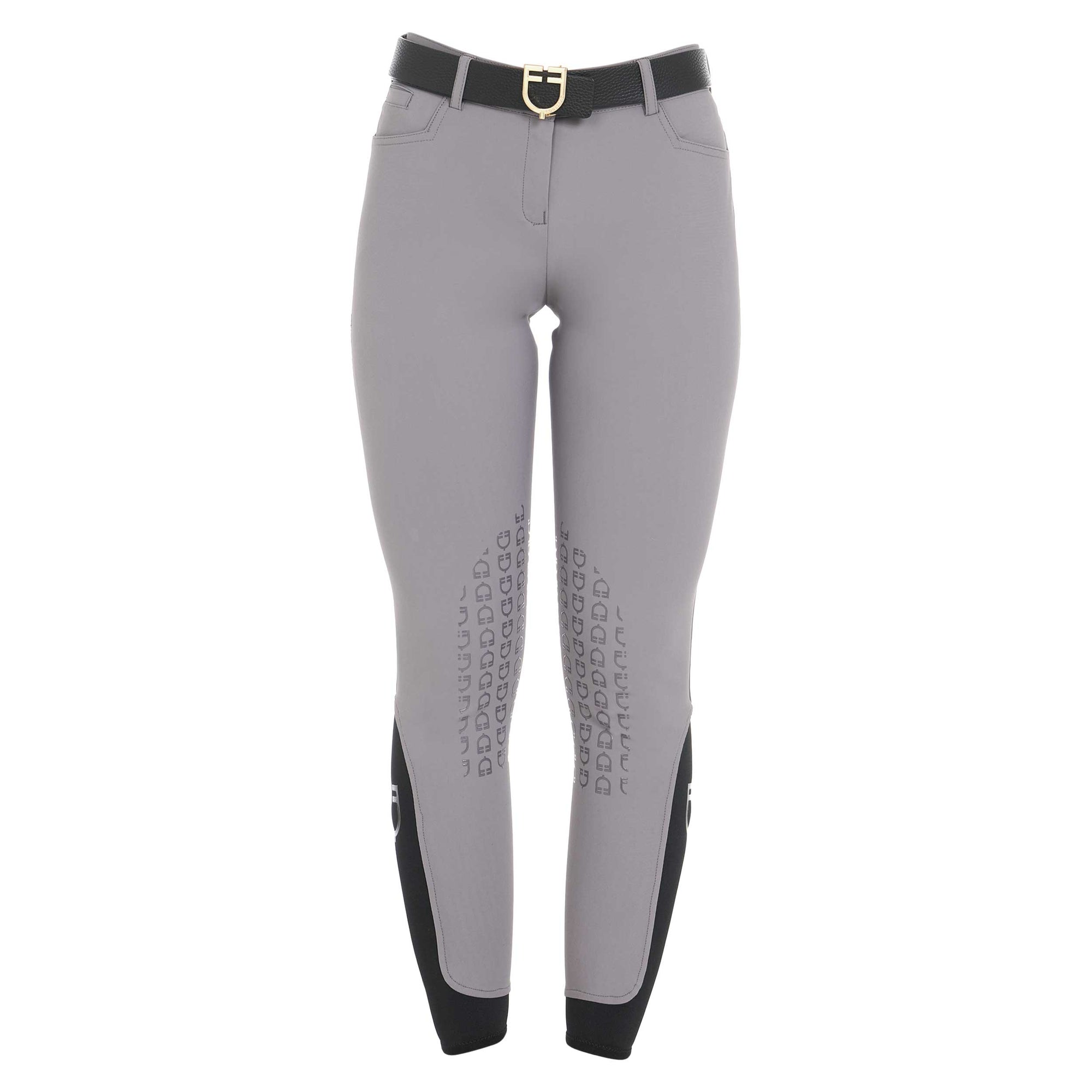 Equestro Pantaloni Donna Estivi Slim Fit in Tessuto Tecnico Bielastico