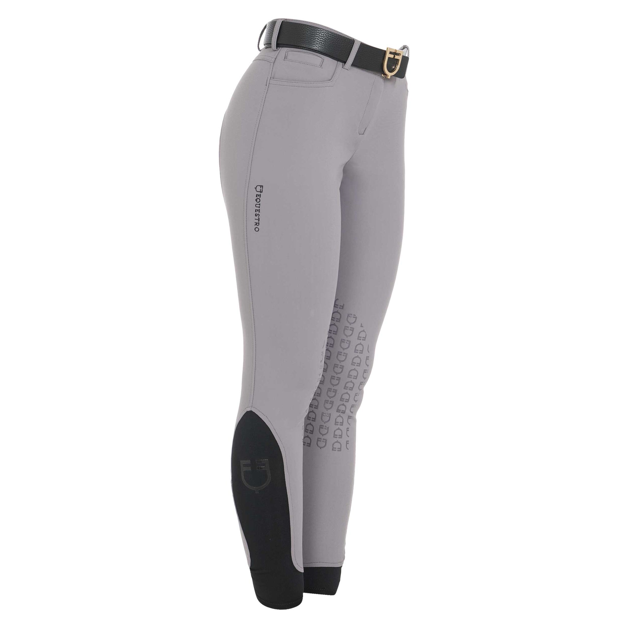 Equestro Pantaloni Donna Estivi Slim Fit in Tessuto Tecnico Bielastico
