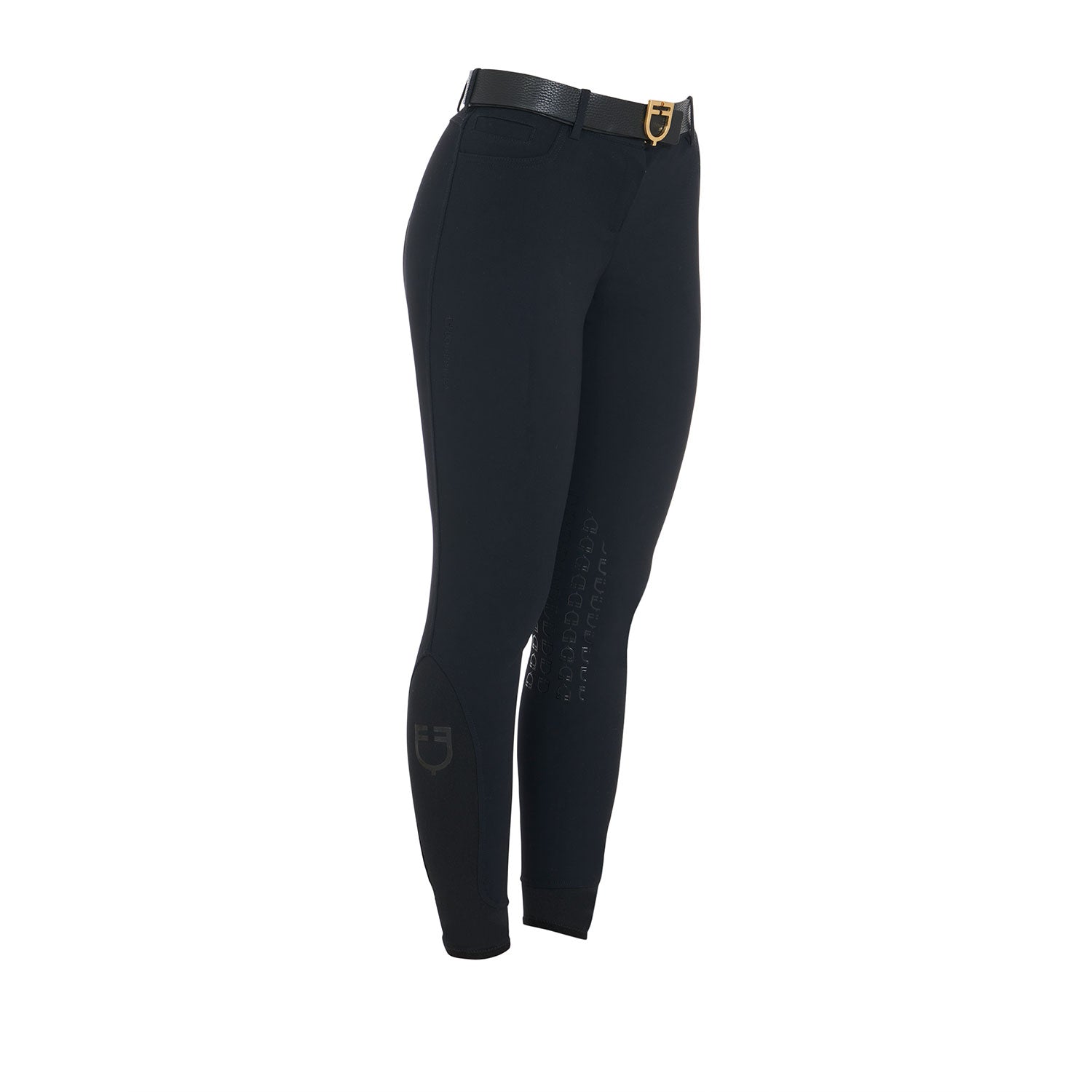 Equestro Pantaloni Donna Estivi Slim Fit in Tessuto Tecnico Bielastico